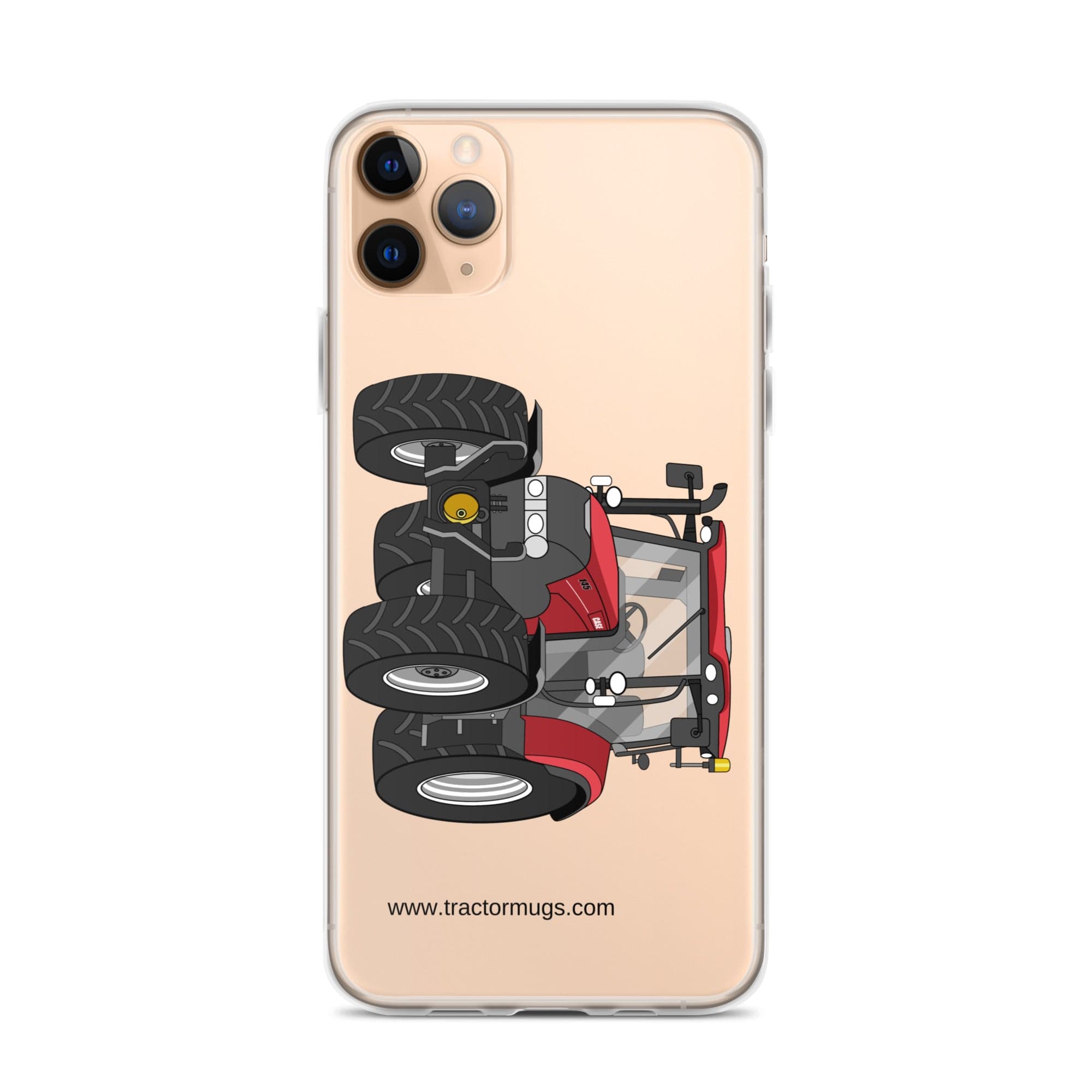 The Tractor Mugs Store iPhone 11 Pro Max Case IH Maxxum 145 | Clear Case for iPhone® Quality Farmers Merch