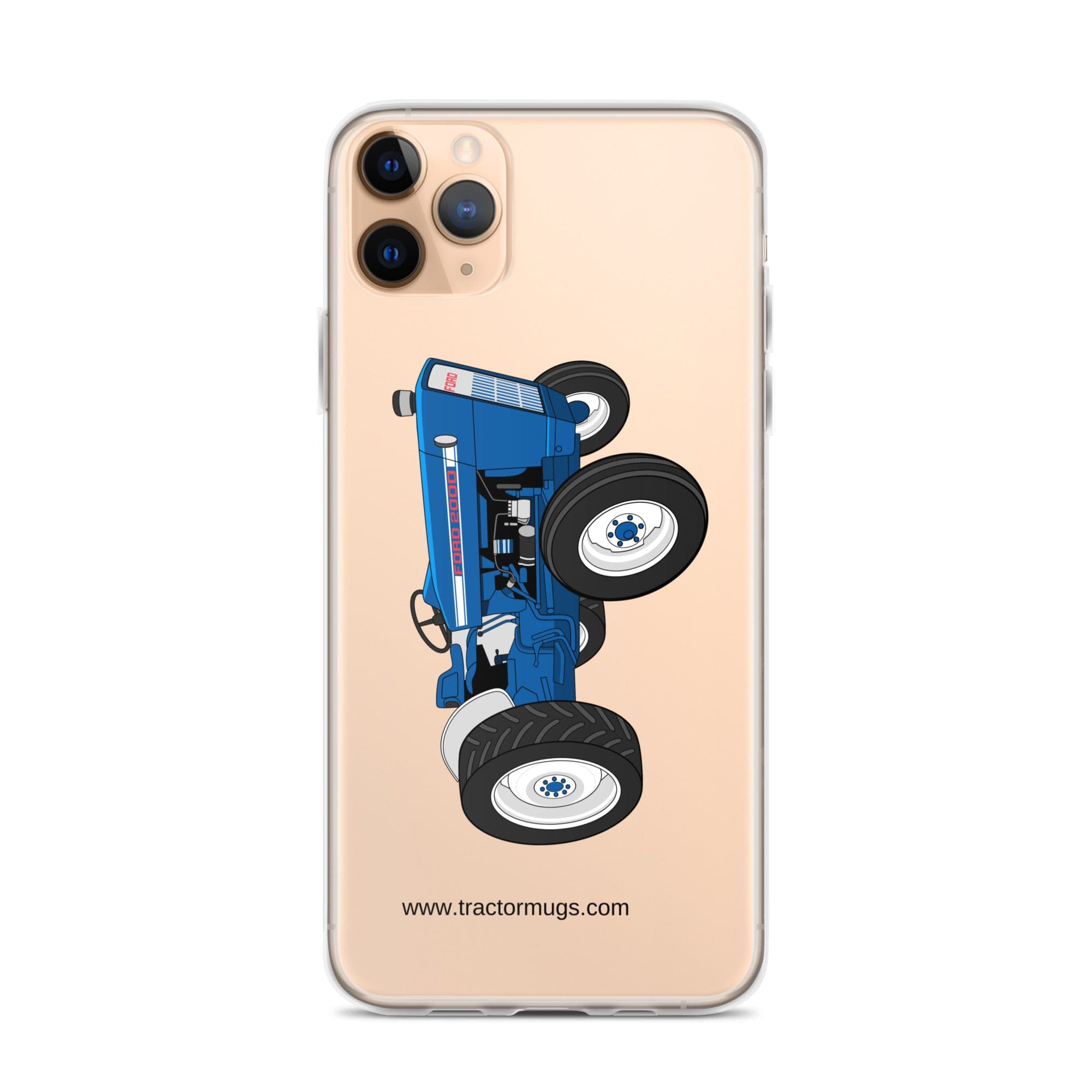 The Tractor Mugs Store iPhone 11 Pro Max Ford 2000 (1963) | Clear Case for iPhone® Quality Farmers Merch