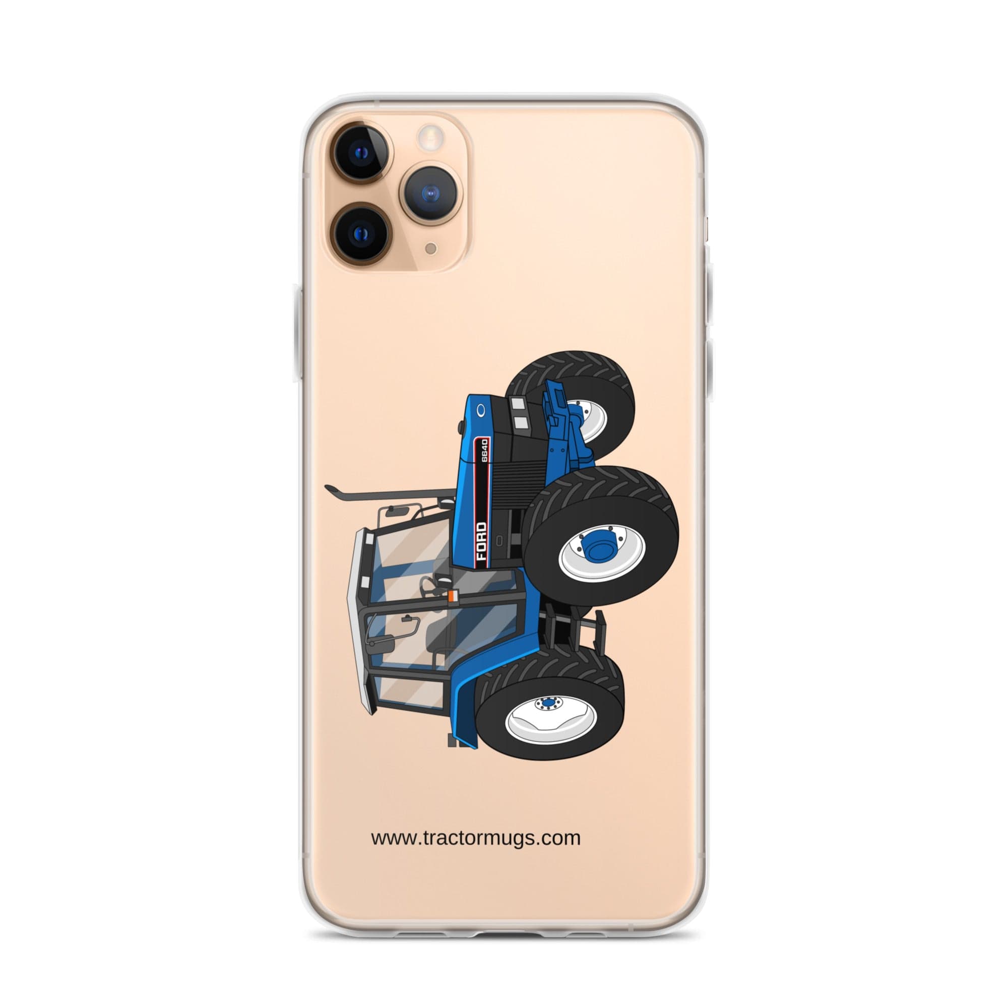 The Tractor Mugs Store iPhone 11 Pro Max Ford 6640 SE 4WD | Clear Case for iPhone® Quality Farmers Merch