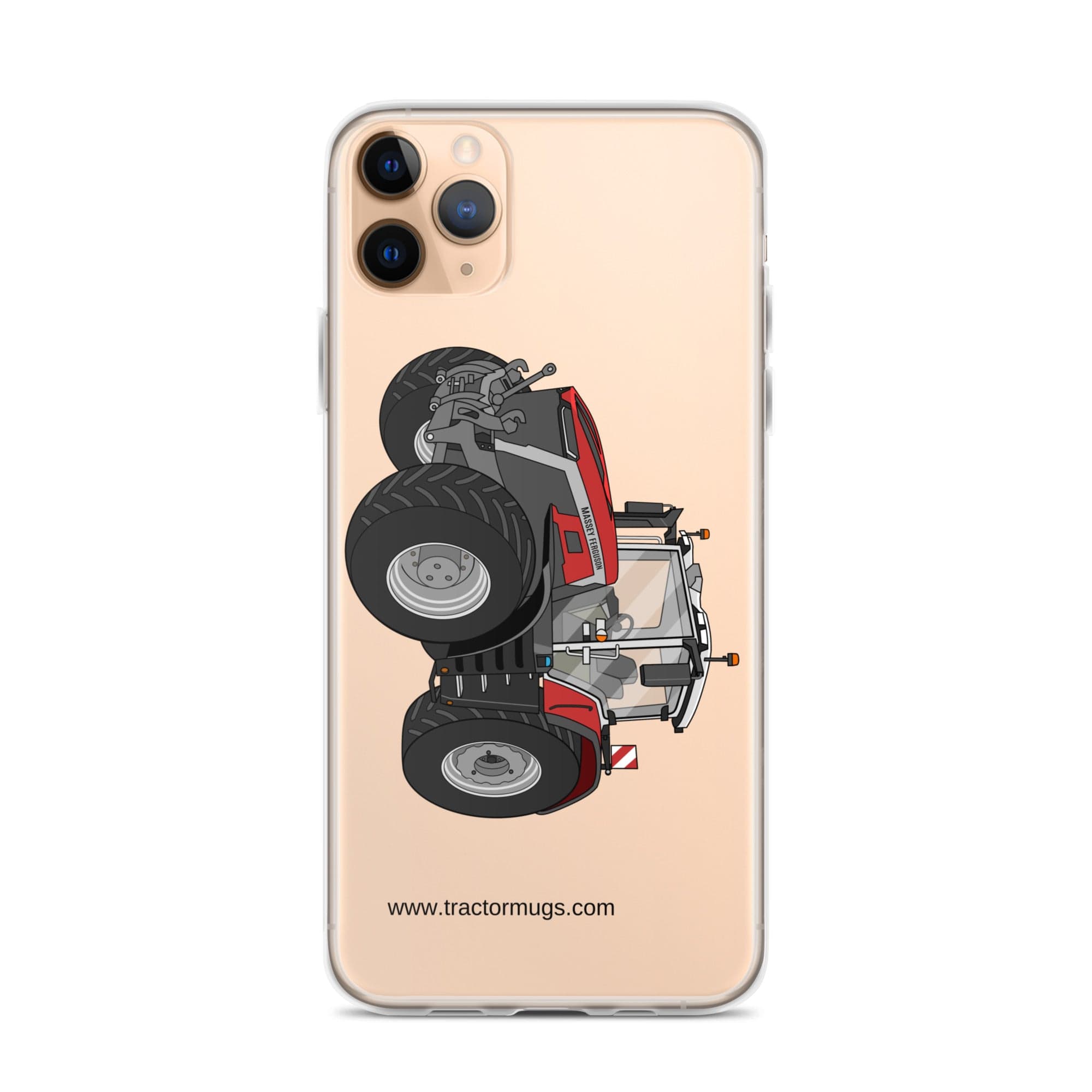 The Tractor Mugs Store iPhone 11 Pro Max Massey Ferguson 9X | Clear Case for iPhone® Quality Farmers Merch