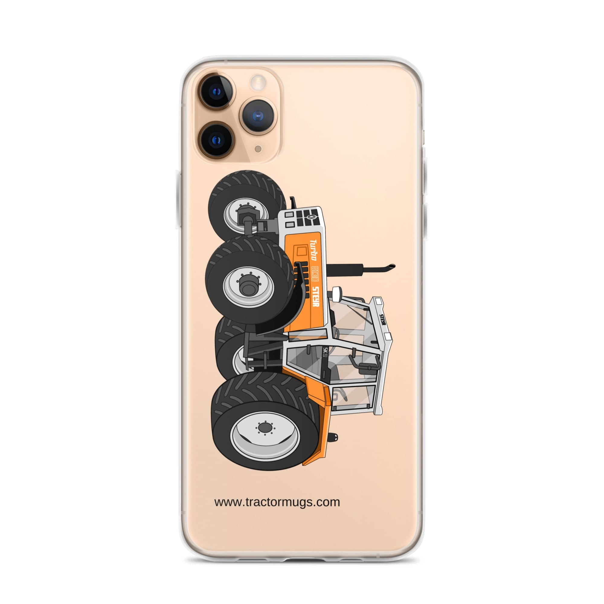 The Tractor Mugs Store iPhone 11 Pro Max Steyr SK 8130 Kommunal | Clear Case for iPhone® Quality Farmers Merch