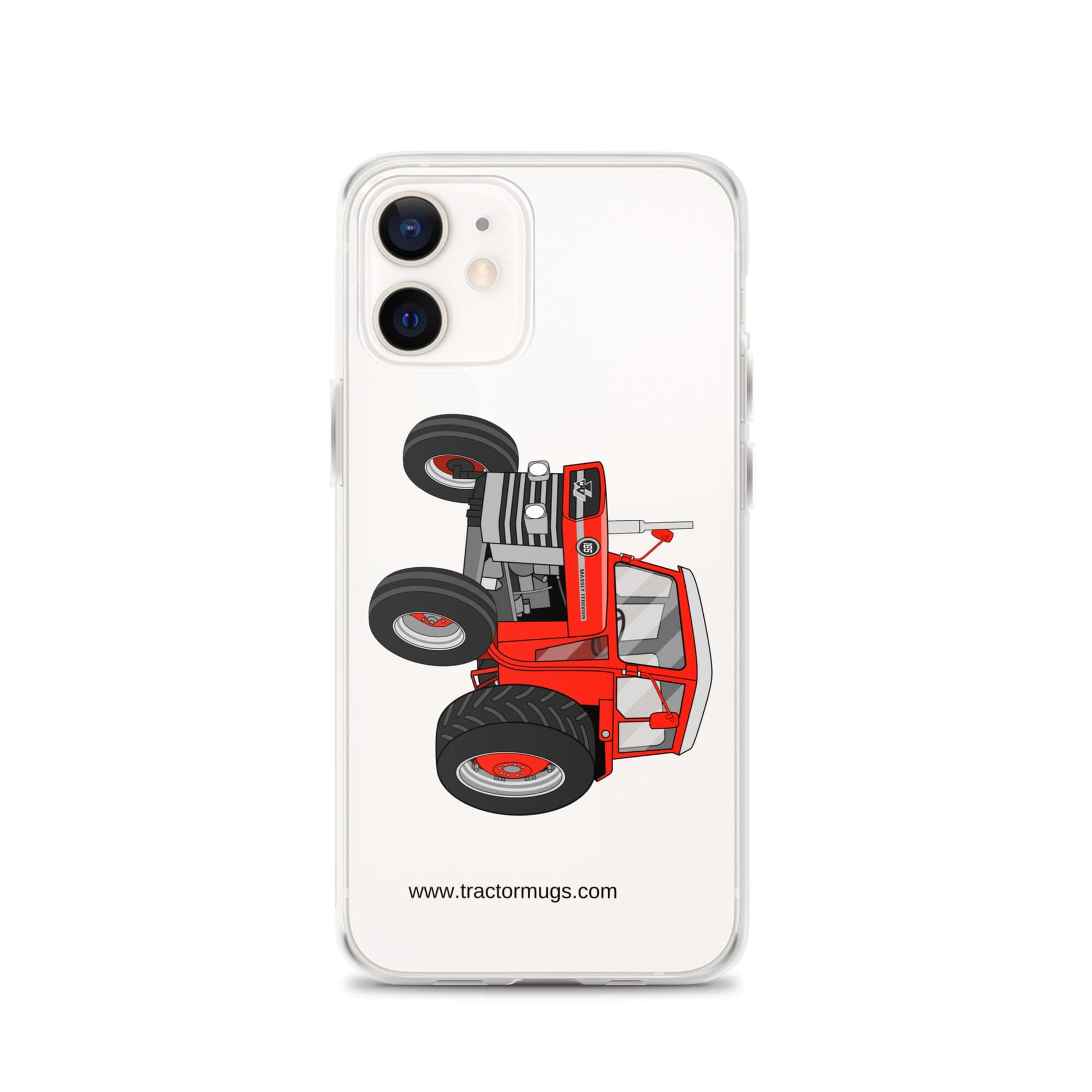The Tractor Mugs Store iPhone 12 Massey Ferguson 165 | Clear Case for iPhone® Quality Farmers Merch