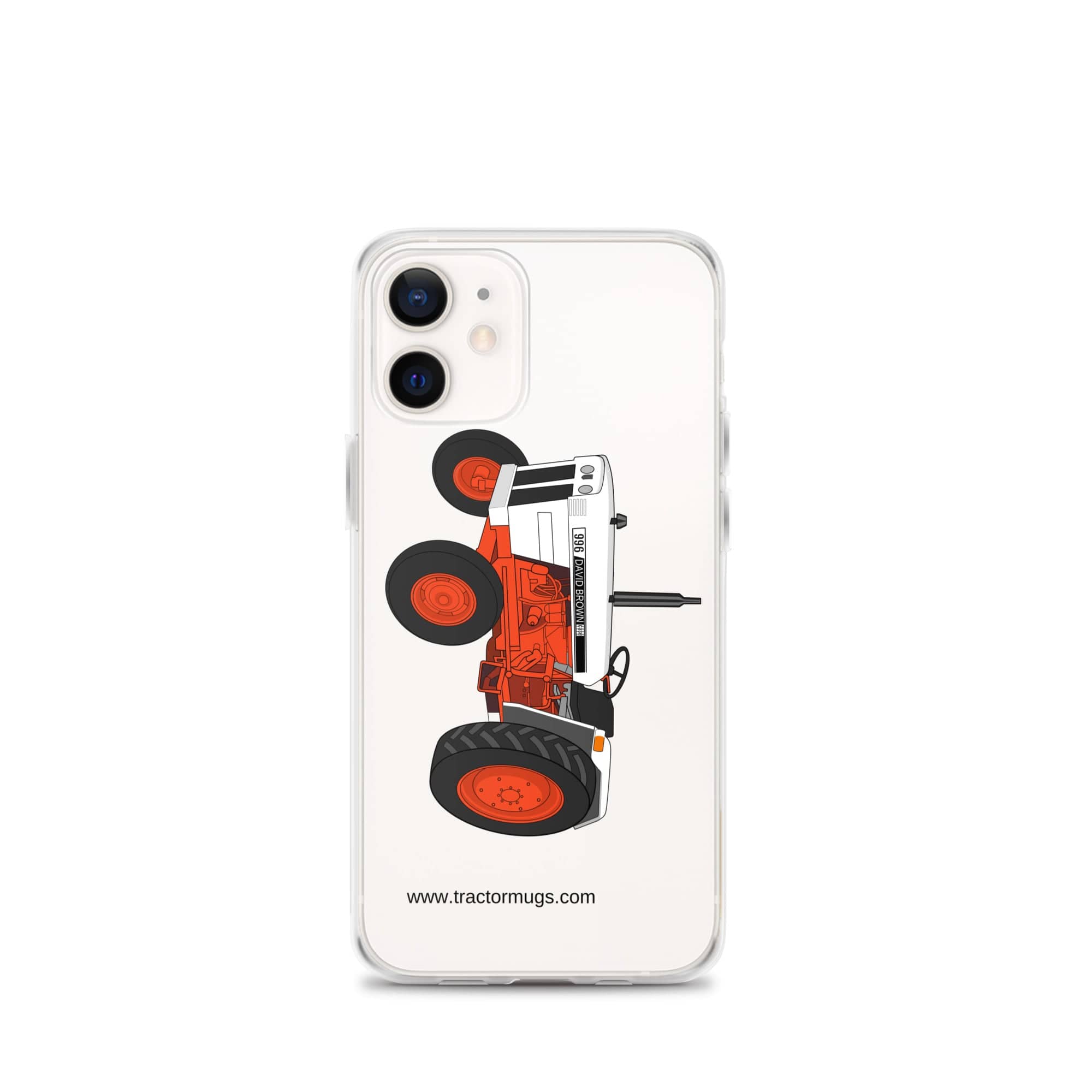 The Tractor Mugs Store iPhone 12 mini Case David Brown 996 (1974) | Clear Case for iPhone® Quality Farmers Merch