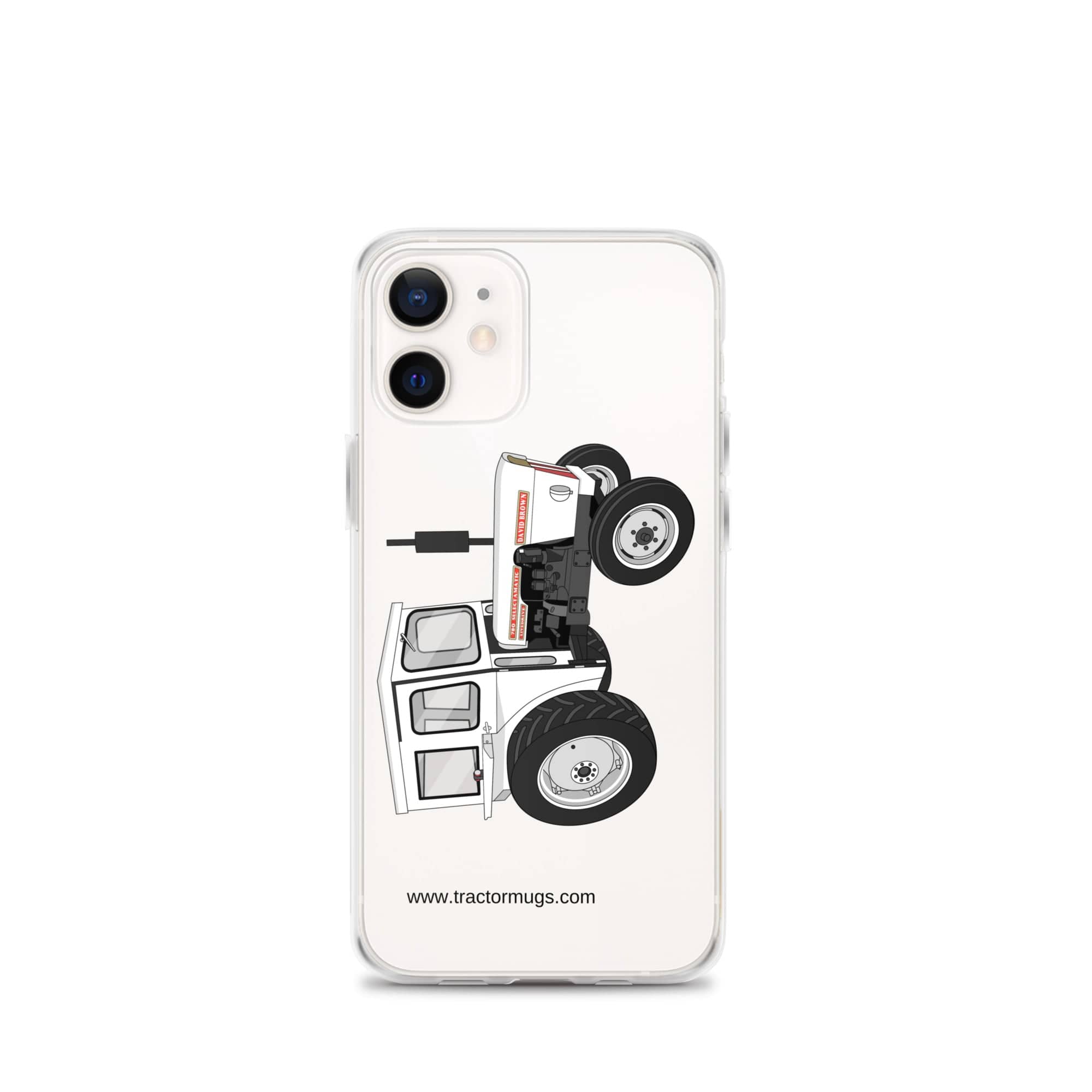 The Tractor Mugs Store iPhone 12 mini David Brown 780 Selectamatic | Clear Case for iPhone® Quality Farmers Merch