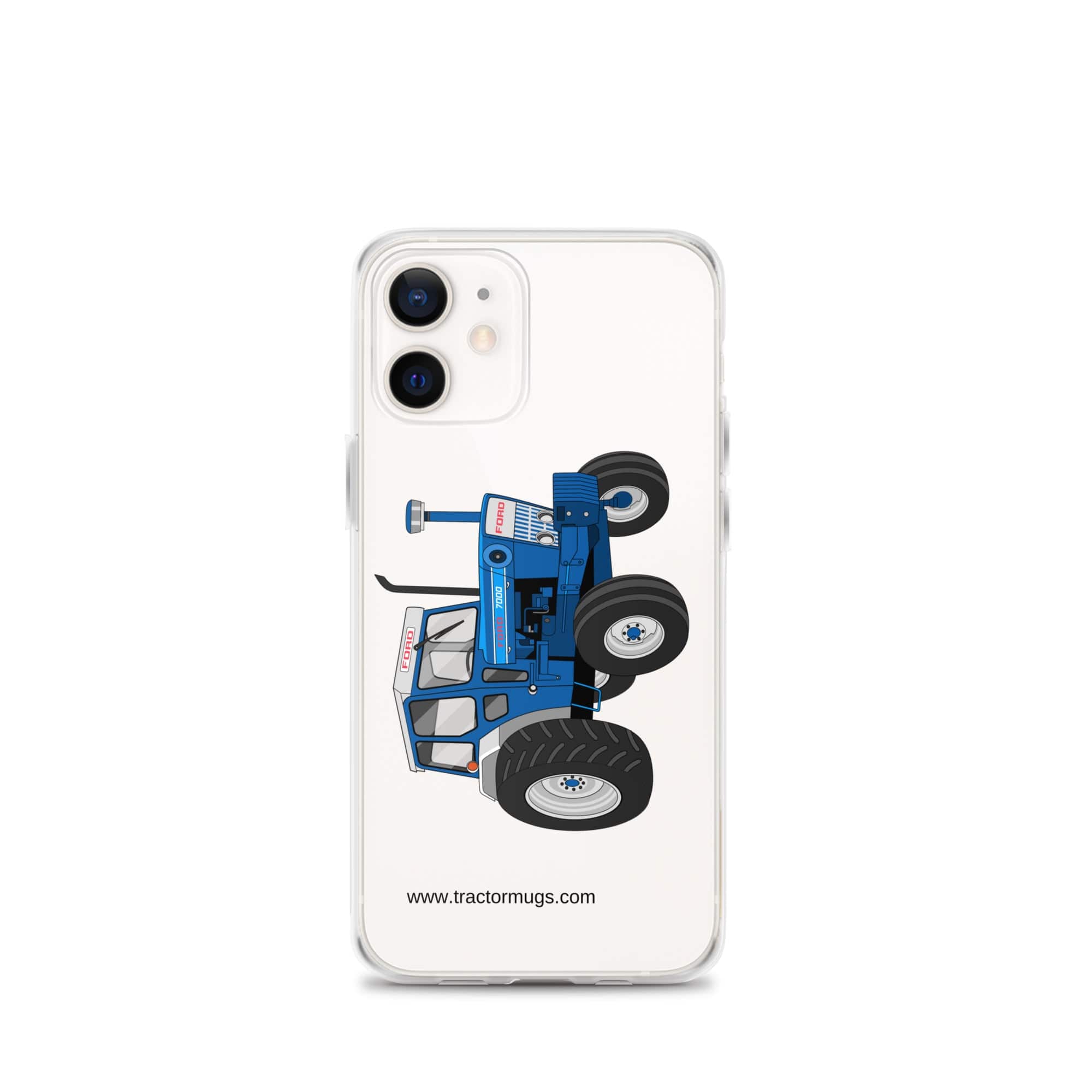 The Tractor Mugs Store iPhone 12 mini Ford 7000 | Clear Case for iPhone® Quality Farmers Merch
