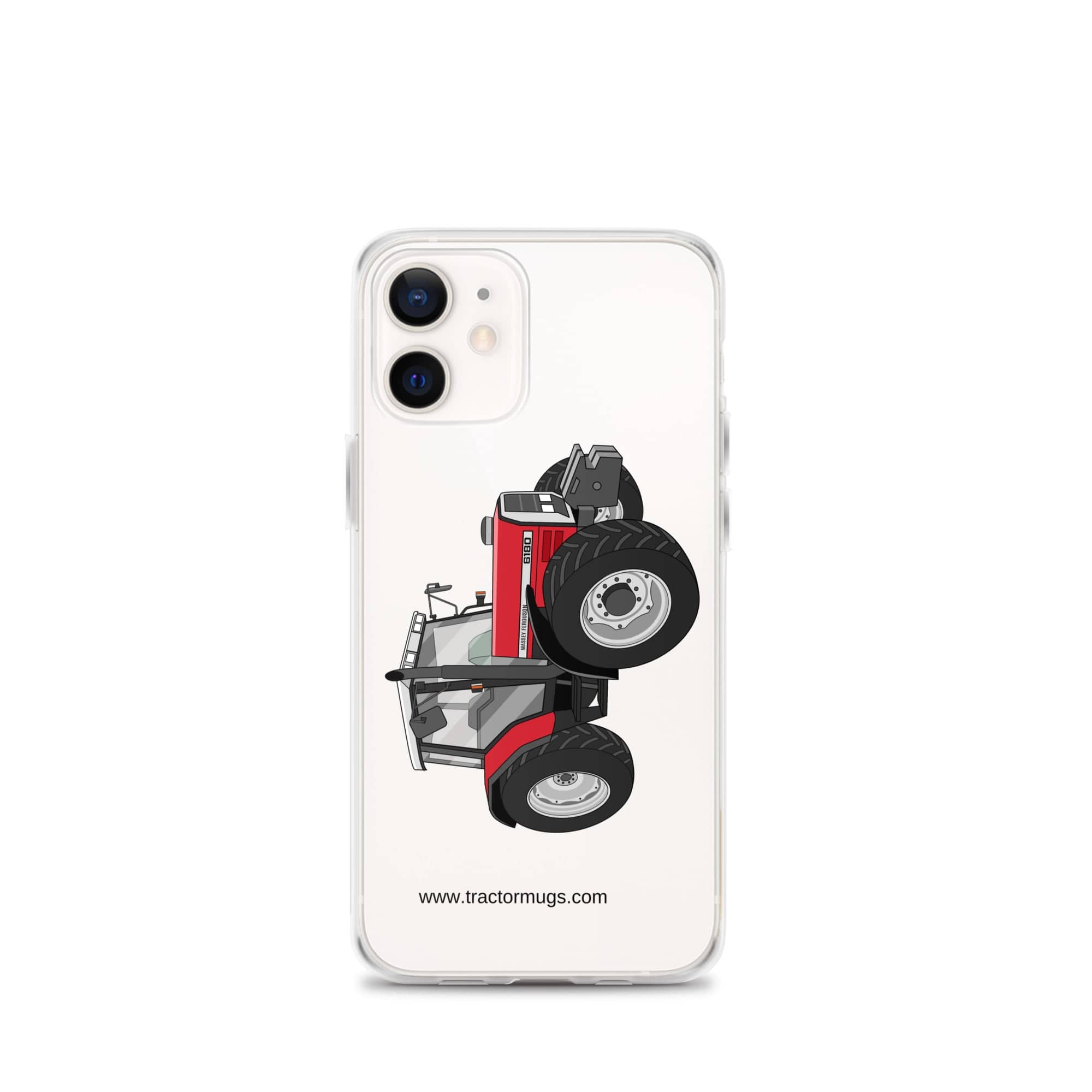 The Tractor Mugs Store iPhone 12 mini Massey Ferguson 6180 | Clear Case for iPhone® Quality Farmers Merch