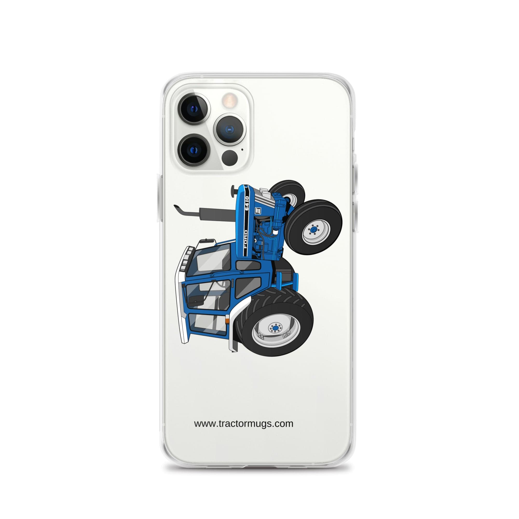 The Tractor Mugs Store iPhone 12 Pro Ford 6410 2WD | Clear Case for iPhone® Quality Farmers Merch