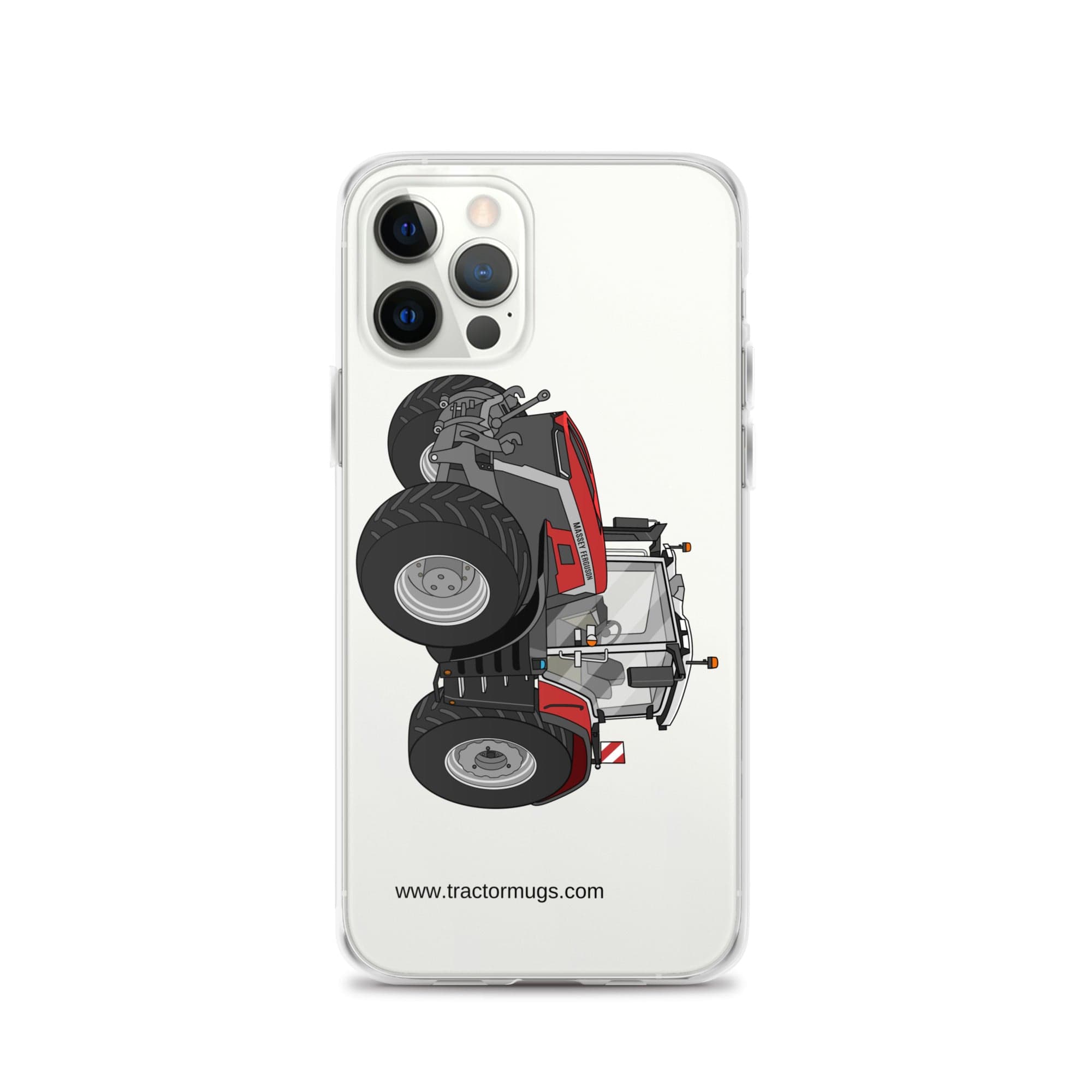 The Tractor Mugs Store iPhone 12 Pro Massey Ferguson 9X | Clear Case for iPhone® Quality Farmers Merch