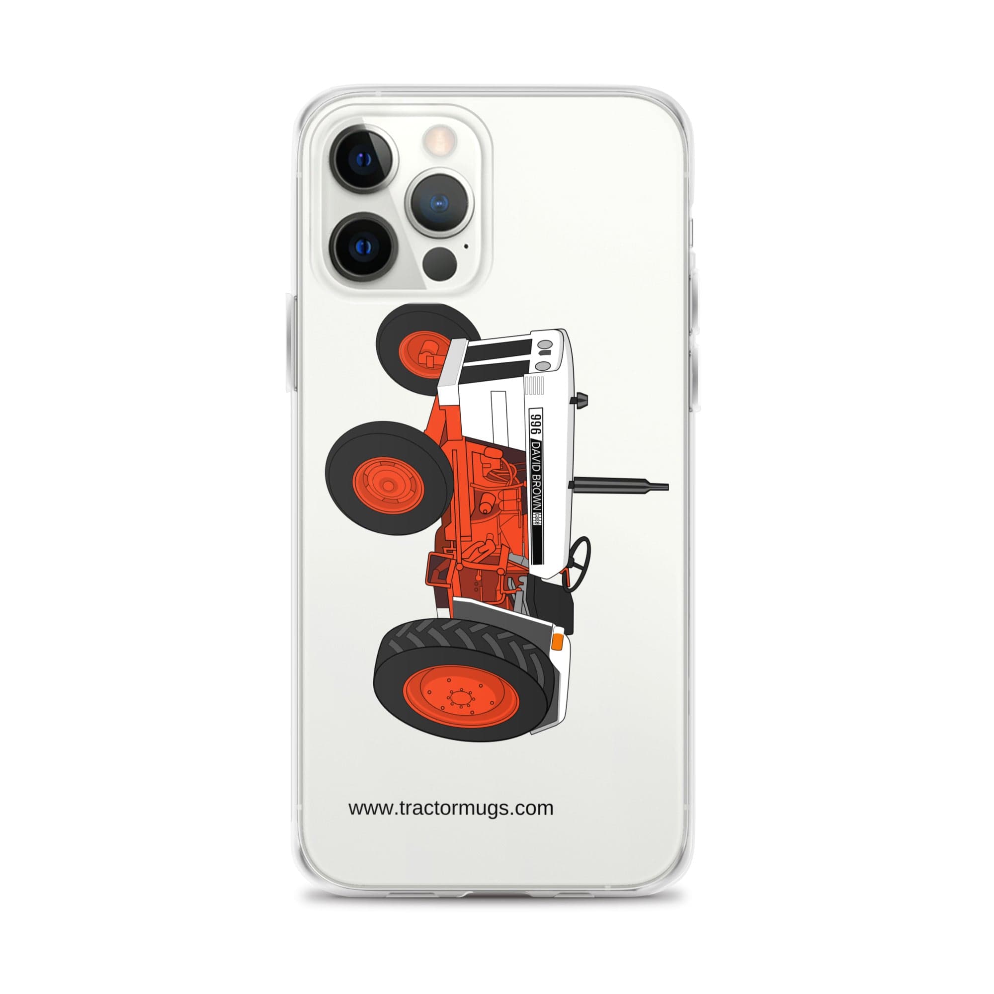 The Tractor Mugs Store iPhone 12 Pro Max Case David Brown 996 (1974) | Clear Case for iPhone® Quality Farmers Merch