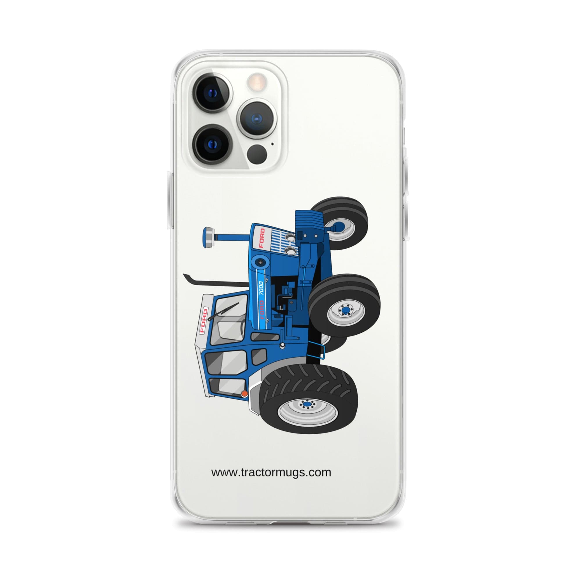 The Tractor Mugs Store iPhone 12 Pro Max Ford 7000 | Clear Case for iPhone® Quality Farmers Merch
