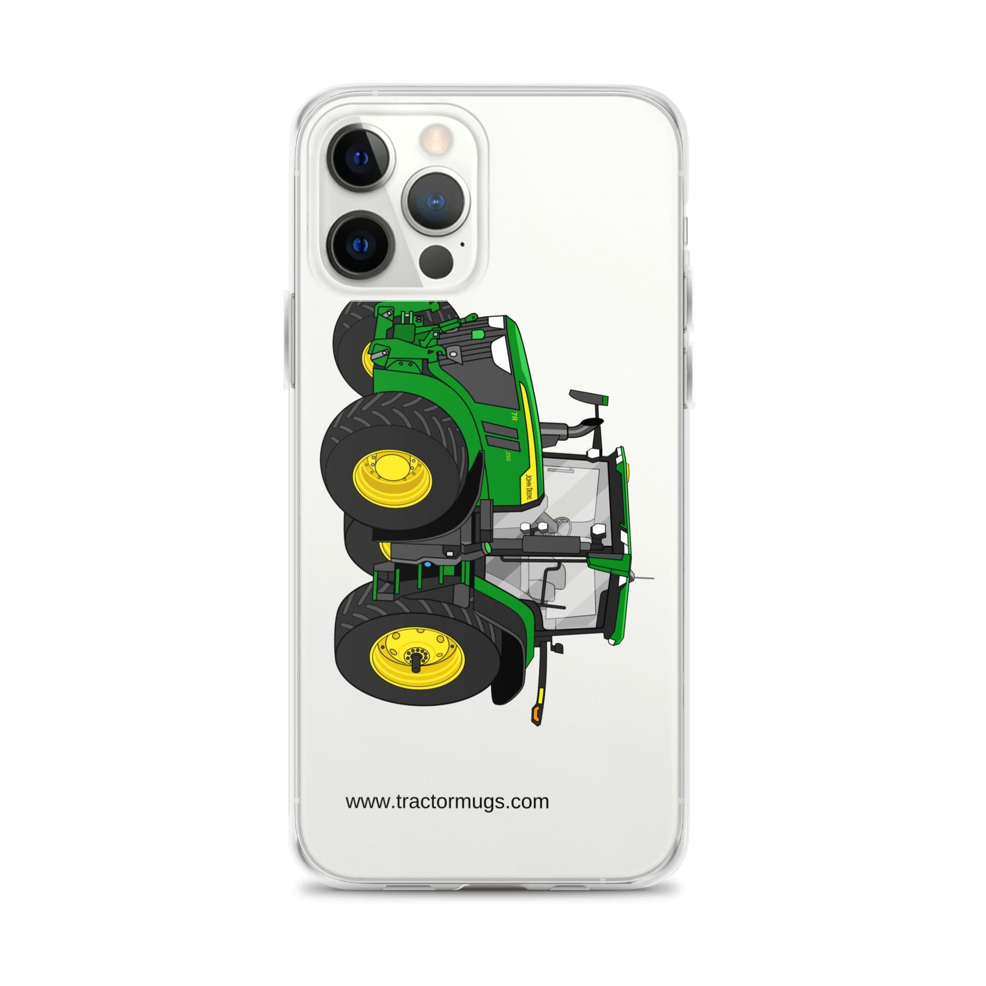 The Tractor Mugs Store iPhone 12 Pro Max John Deere 7R 350 Aut Power | Clear Case for iPhone® Quality Farmers Merch