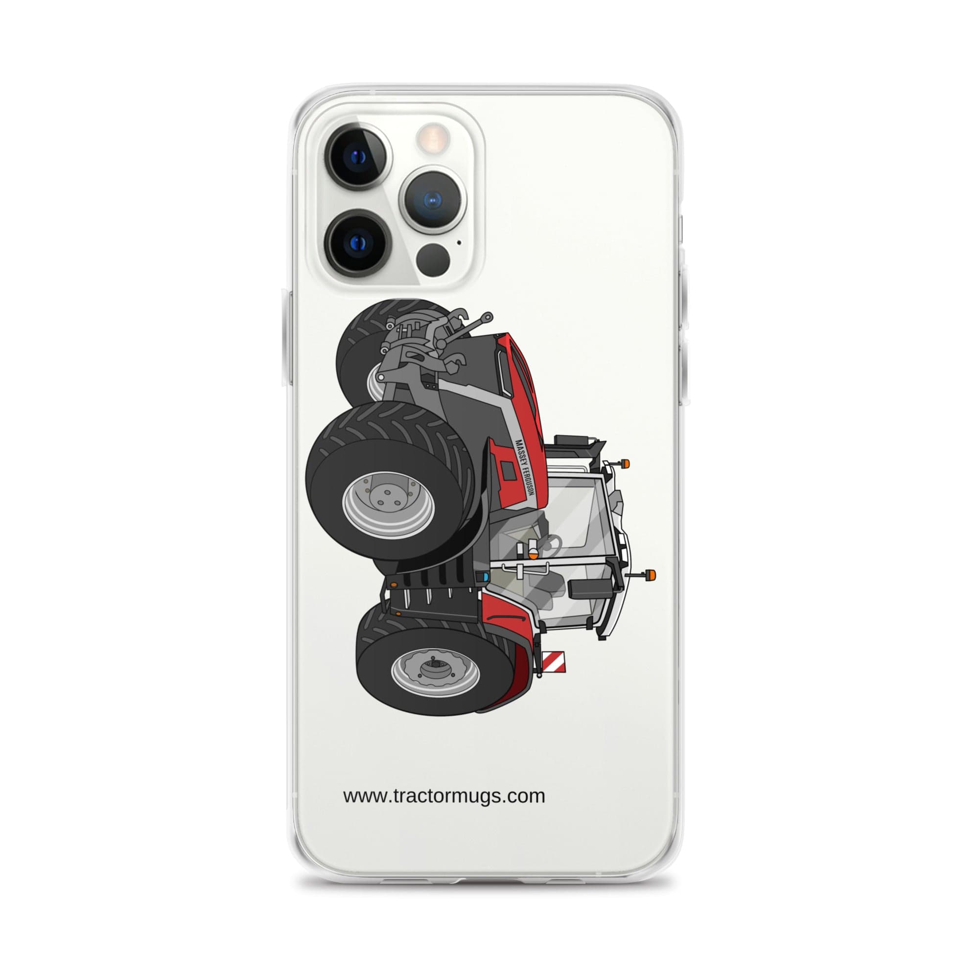 The Tractor Mugs Store iPhone 12 Pro Max Massey Ferguson 9X | Clear Case for iPhone® Quality Farmers Merch