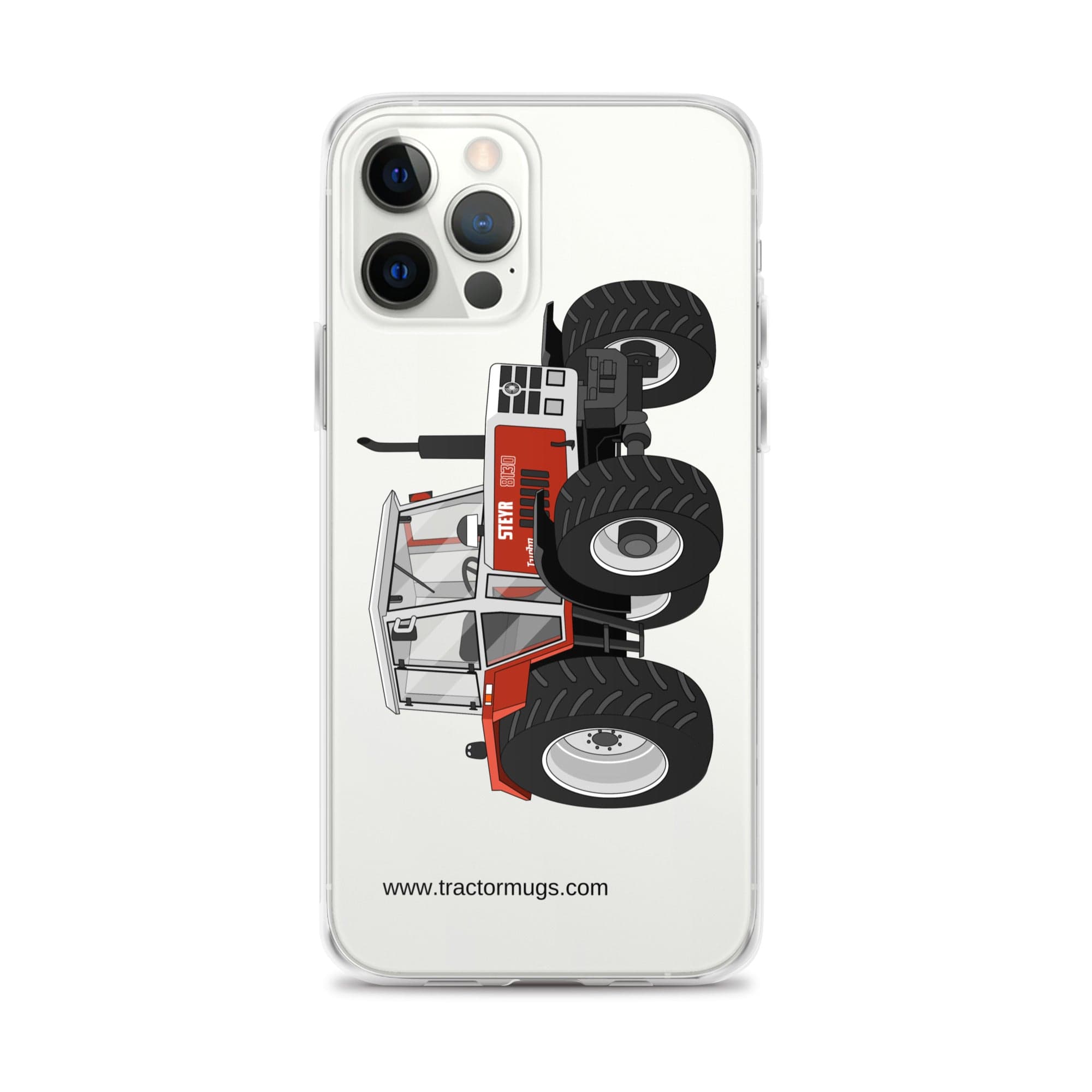The Tractor Mugs Store iPhone 12 Pro Max Steyr 8130 | Clear Case for iPhone® Quality Farmers Merch