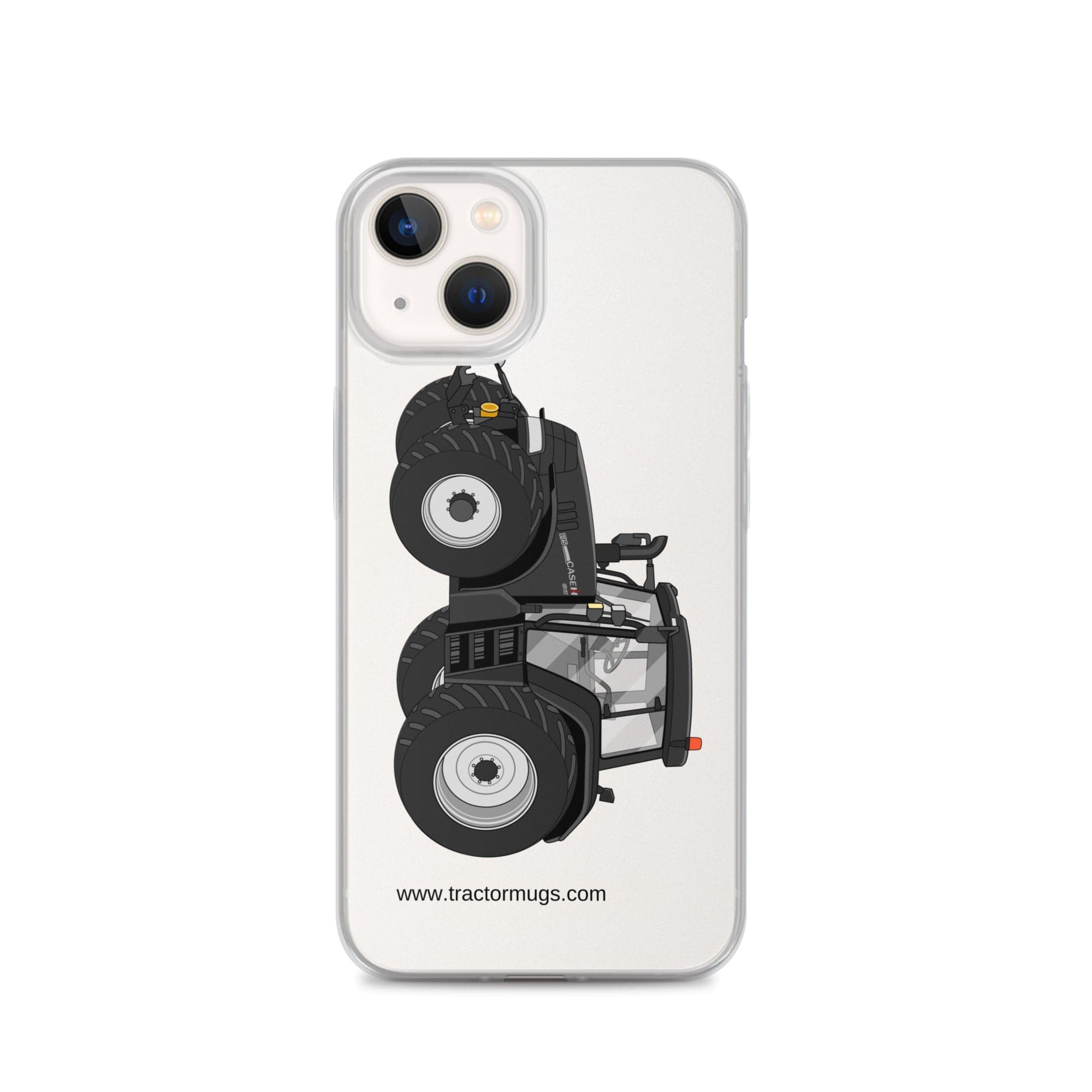 The Tractor Mugs Store iPhone 13 Case IH 195 CVX Black | Clear Case for iPhone® Quality Farmers Merch