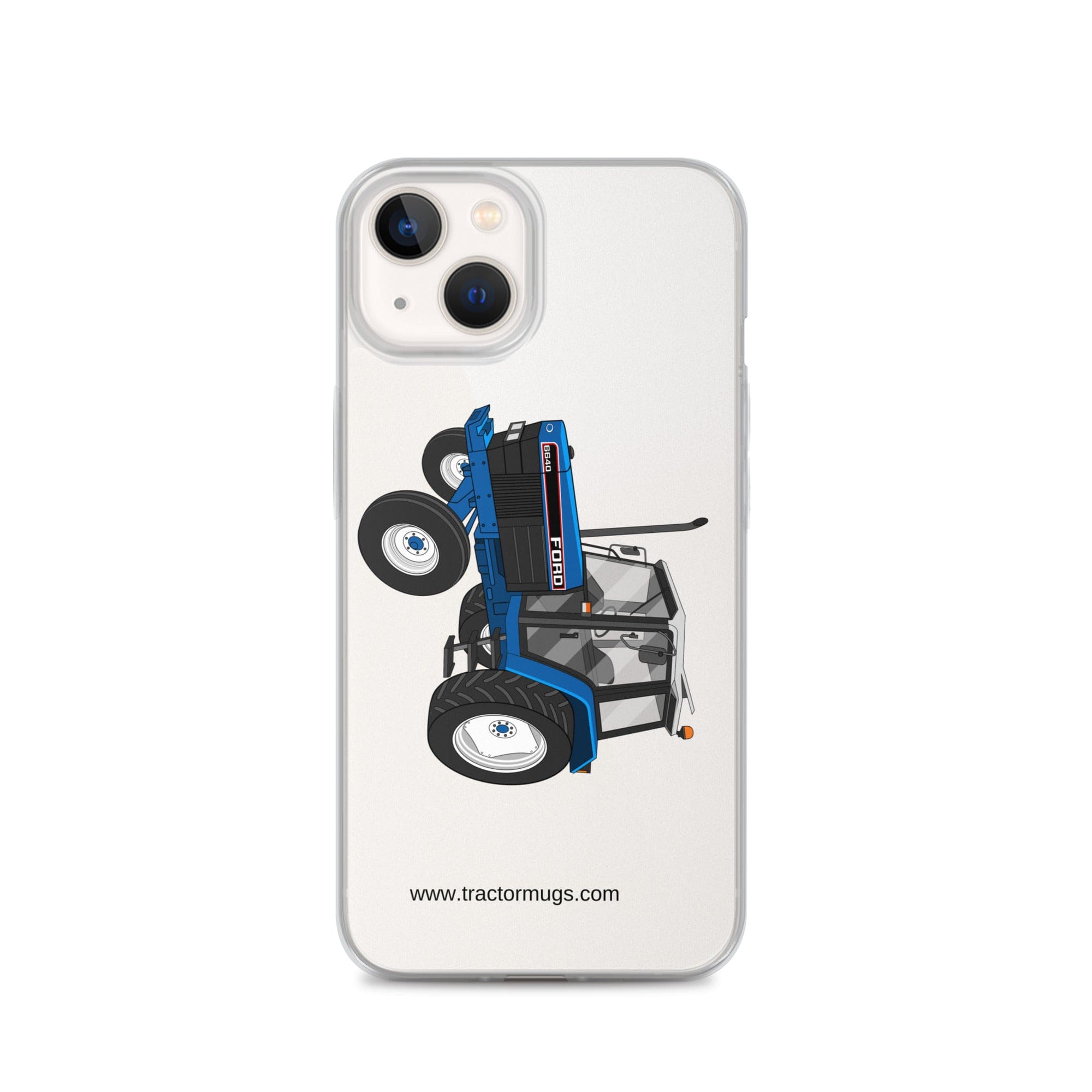 The Tractor Mugs Store iPhone 13 Ford 6640 2WD | Clear Case for iPhone® Quality Farmers Merch