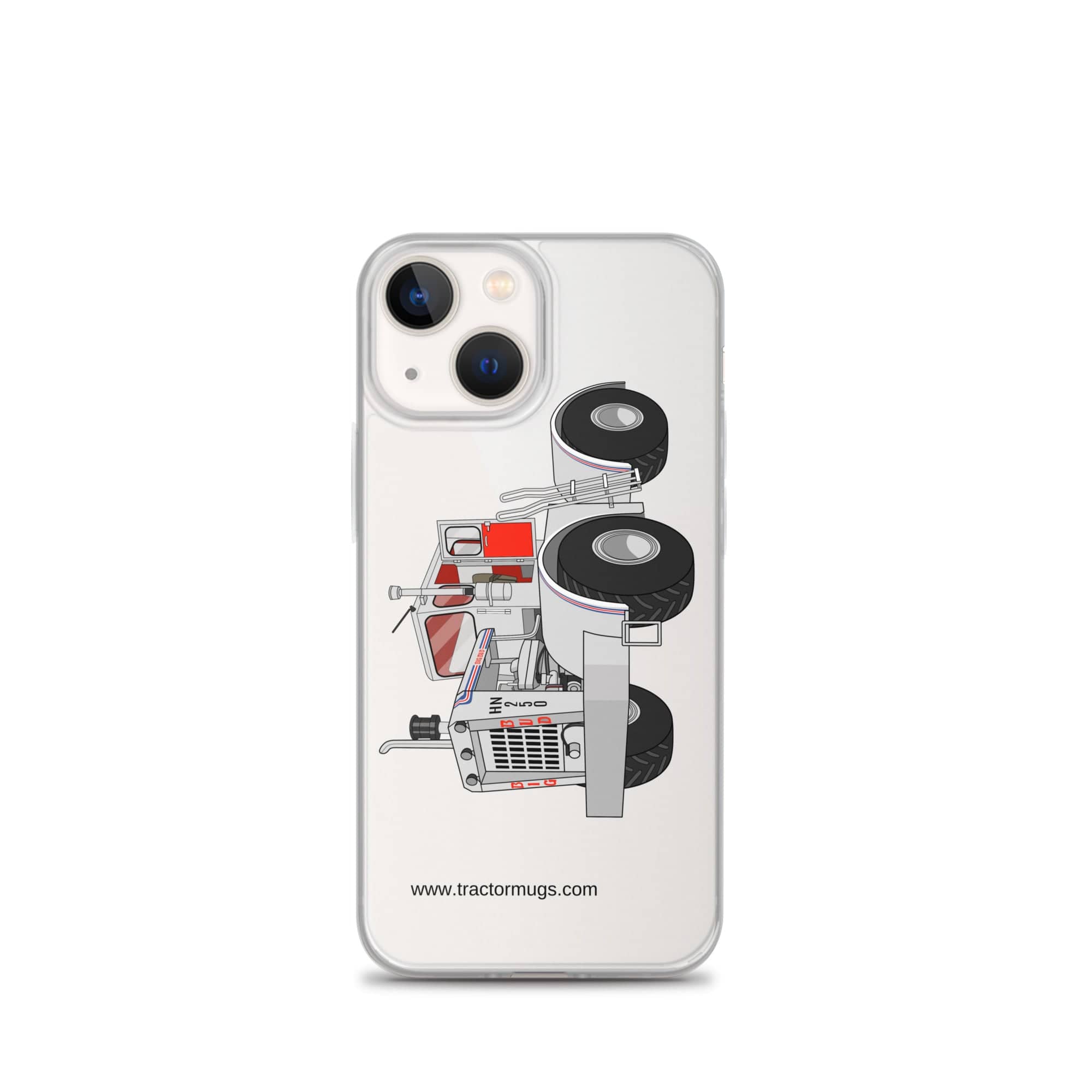 The Tractor Mugs Store iPhone 13 mini Big Bud Tractor | Clear Case for iPhone® Quality Farmers Merch