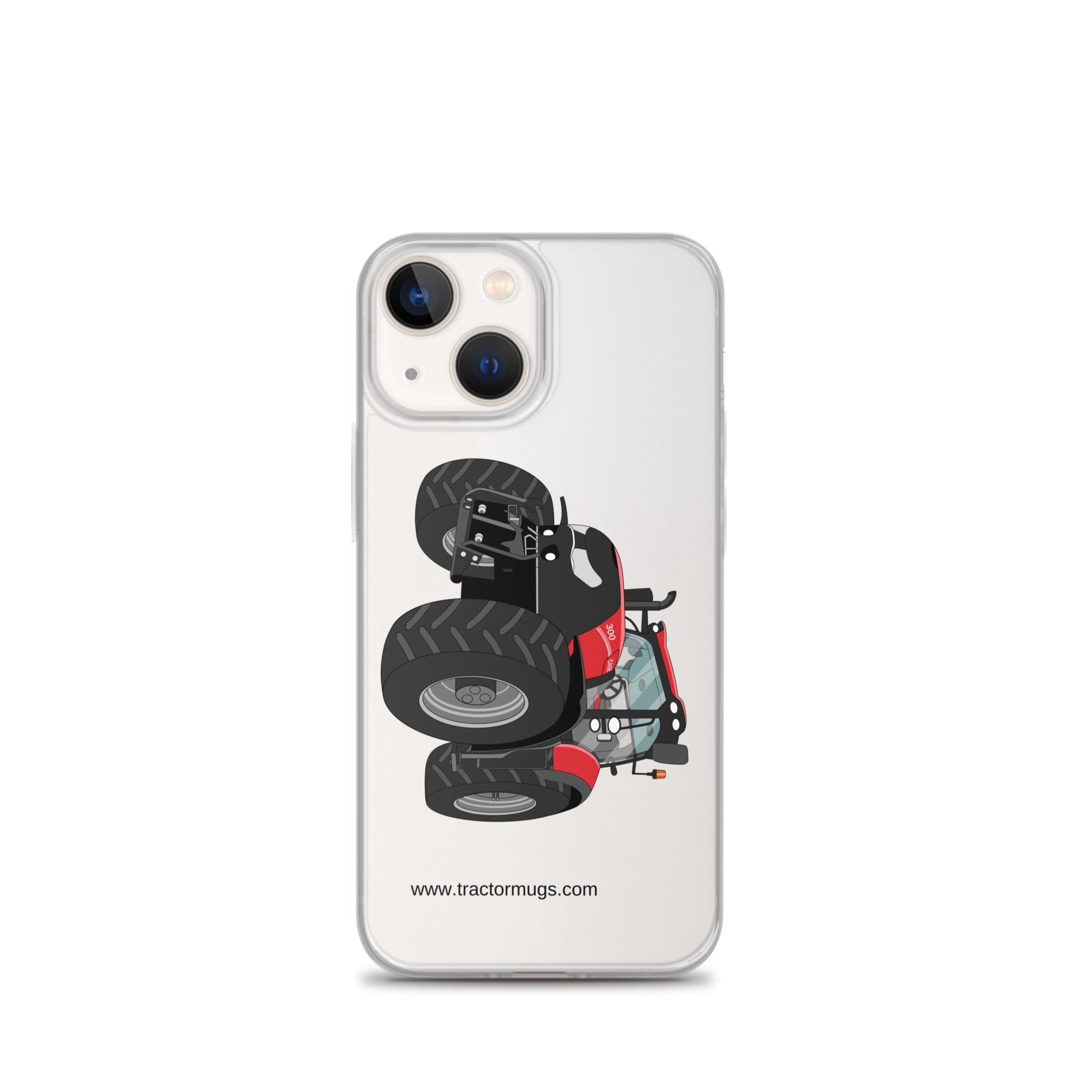 The Tractor Mugs Store iPhone 13 mini Case IH Optum 300 CVX | Clear Case for iPhone® Quality Farmers Merch