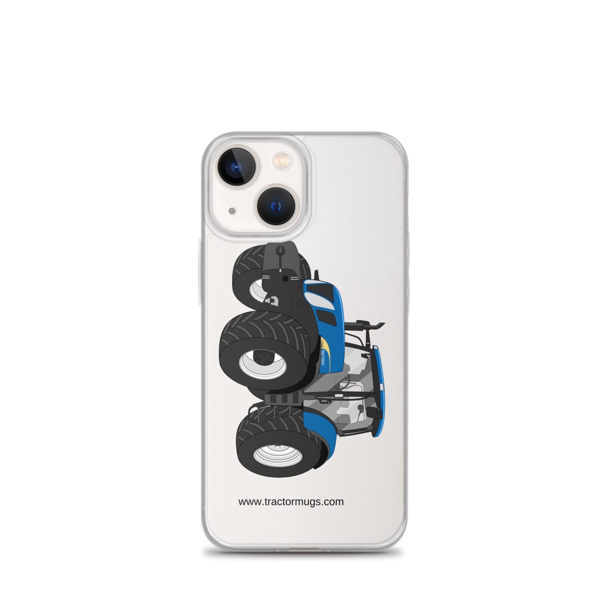 The Tractor Mugs Store iPhone 13 mini New Holland The 7040-1 | Clear Case for iPhone® Quality Farmers Merch