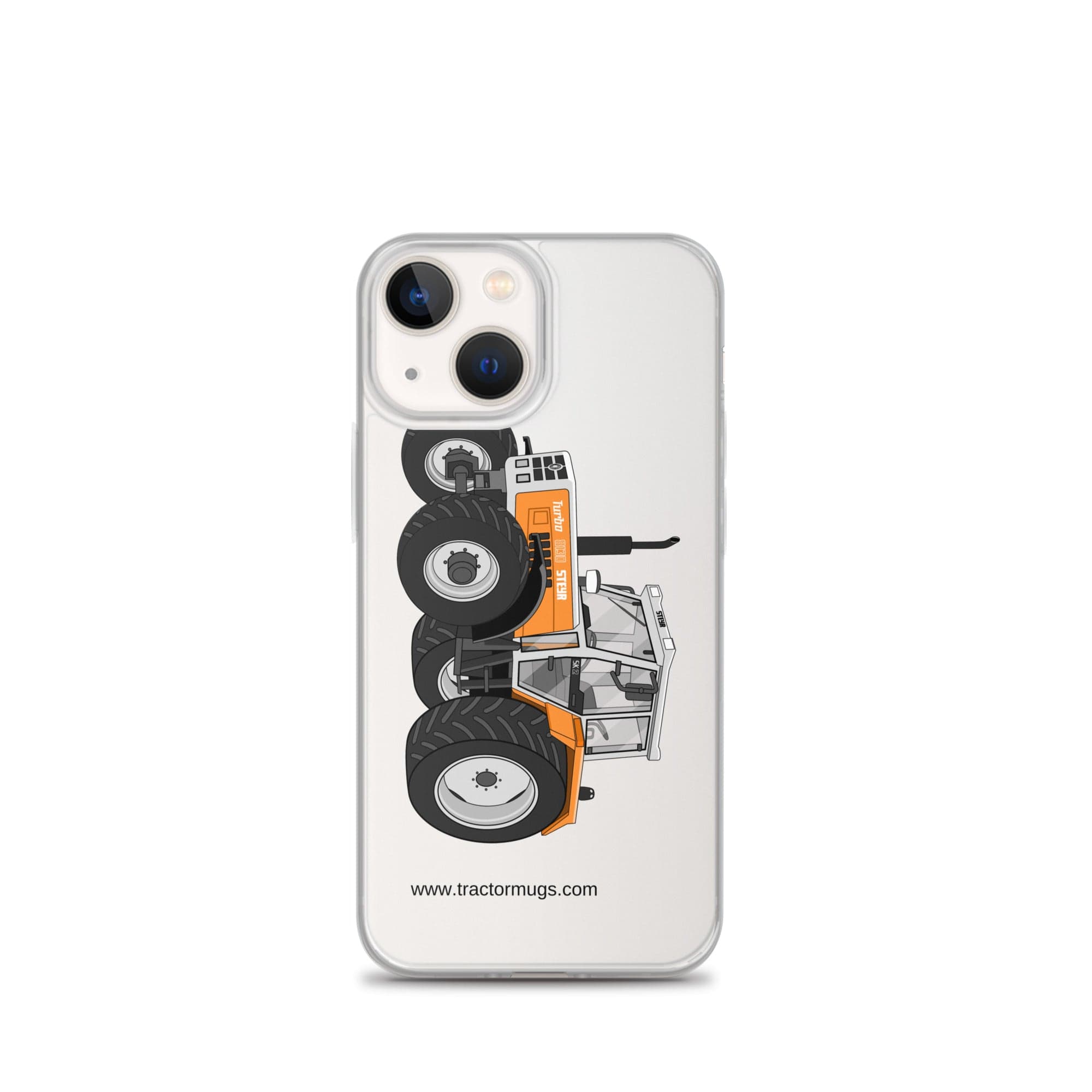 The Tractor Mugs Store iPhone 13 mini Steyr SK 8130 Kommunal | Clear Case for iPhone® Quality Farmers Merch