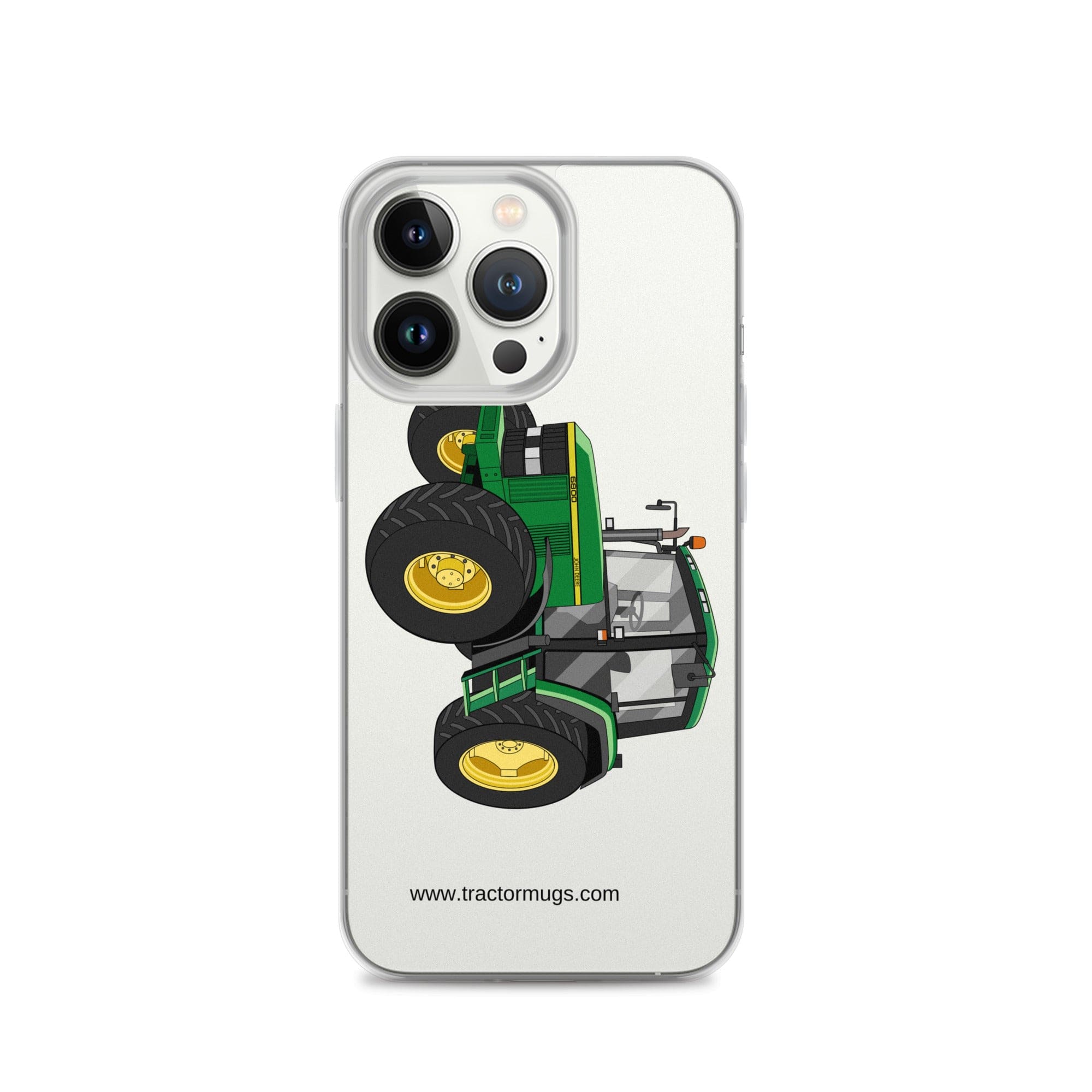 The Tractor Mugs Store iPhone 13 Pro John Deere 6800 | Clear Case for iPhone® Quality Farmers Merch