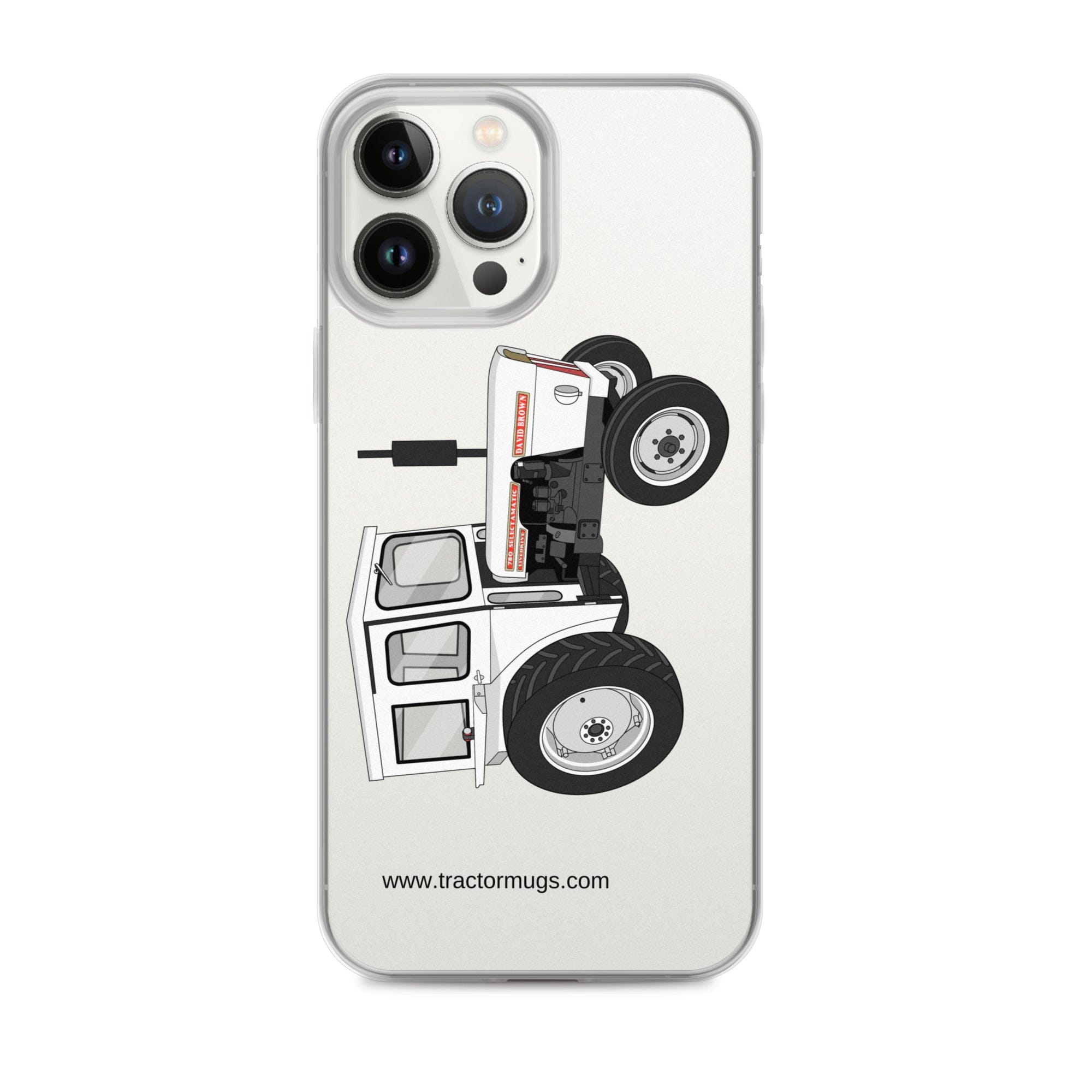 The Tractor Mugs Store iPhone 13 Pro Max David Brown 780 Selectamatic | Clear Case for iPhone® Quality Farmers Merch