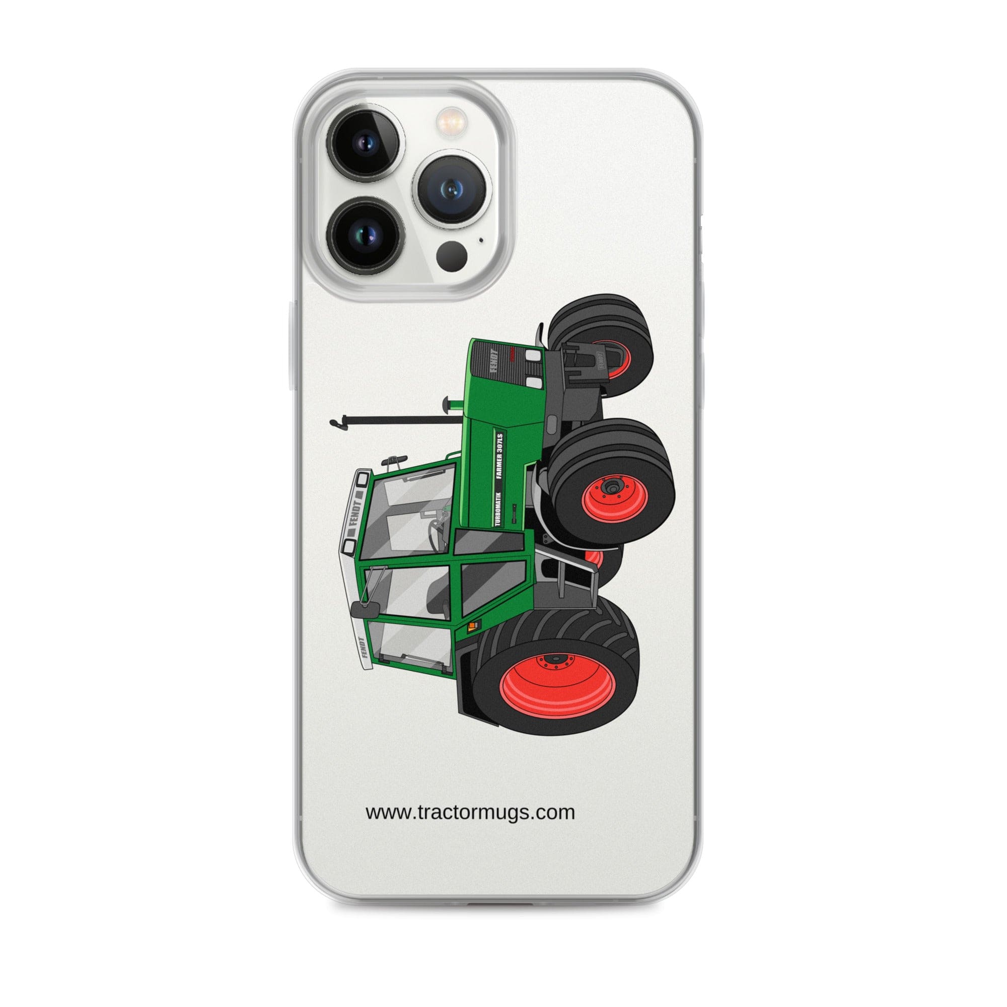 The Tractor Mugs Store iPhone 13 Pro Max Fendt Farmer TURBOMATIK 307 LSA | Clear Case for iPhone® Quality Farmers Merch