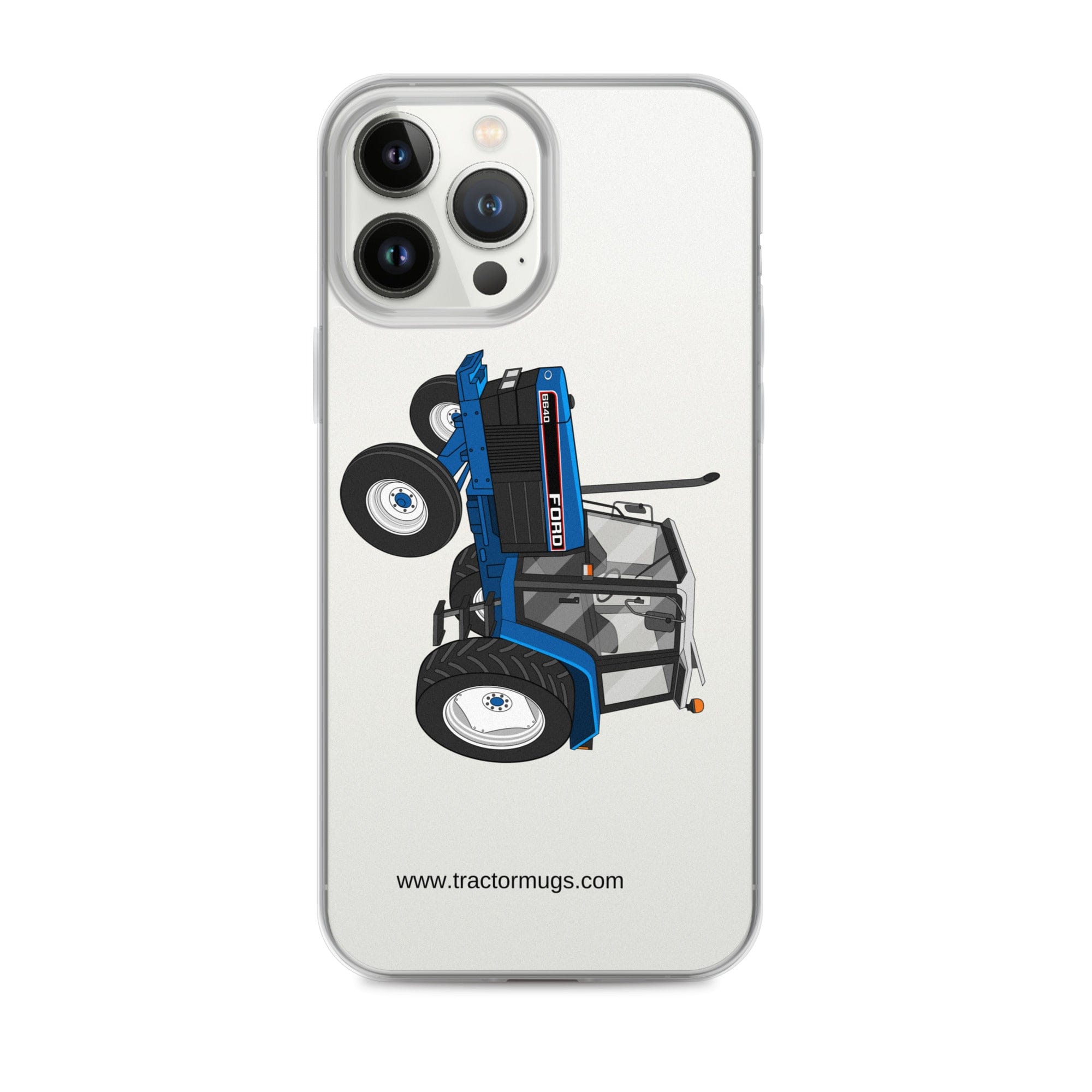 The Tractor Mugs Store iPhone 13 Pro Max Ford 6640 2WD | Clear Case for iPhone® Quality Farmers Merch