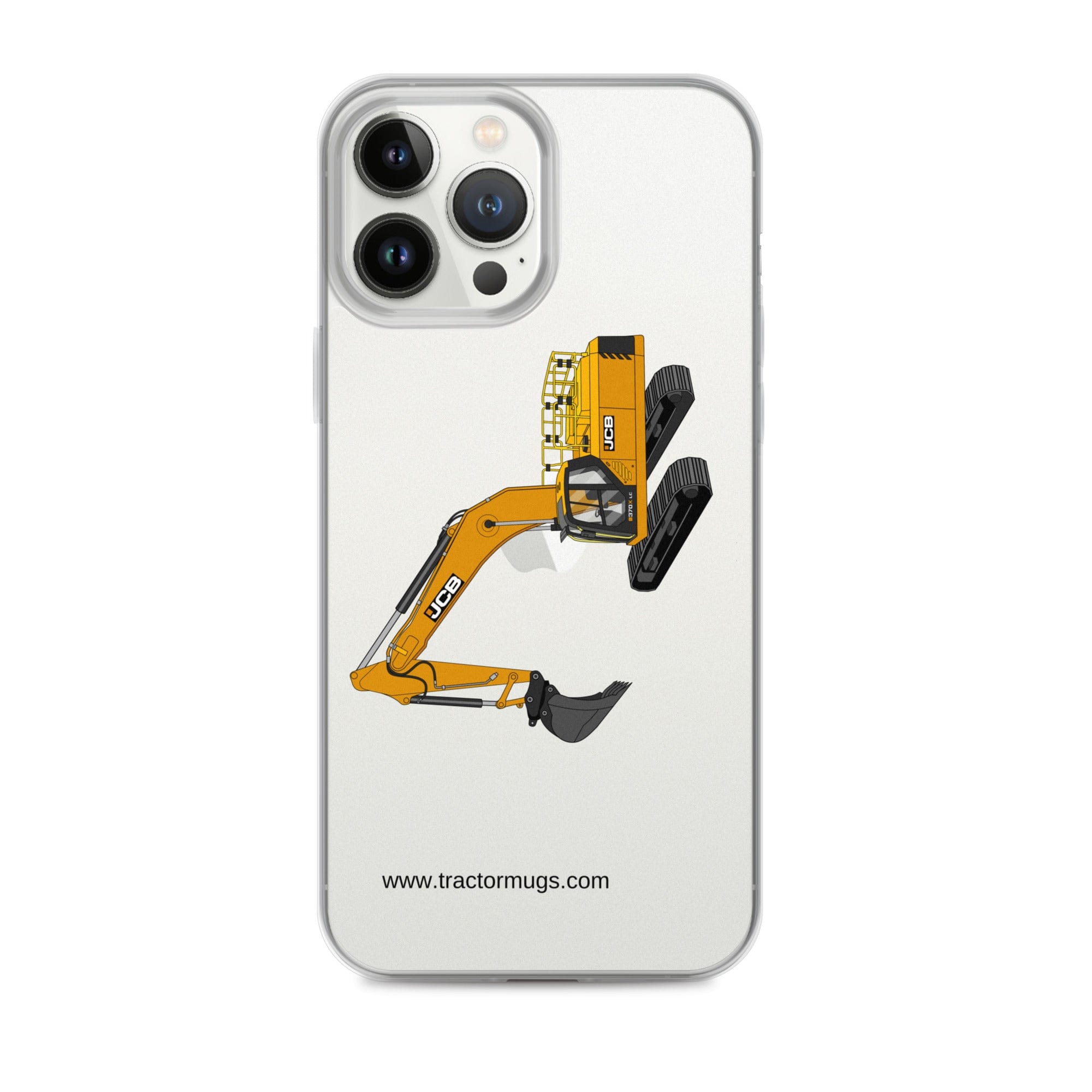 The Tractor Mugs Store iPhone 13 Pro Max JCB 370 LC | Clear Case for iPhone® Quality Farmers Merch