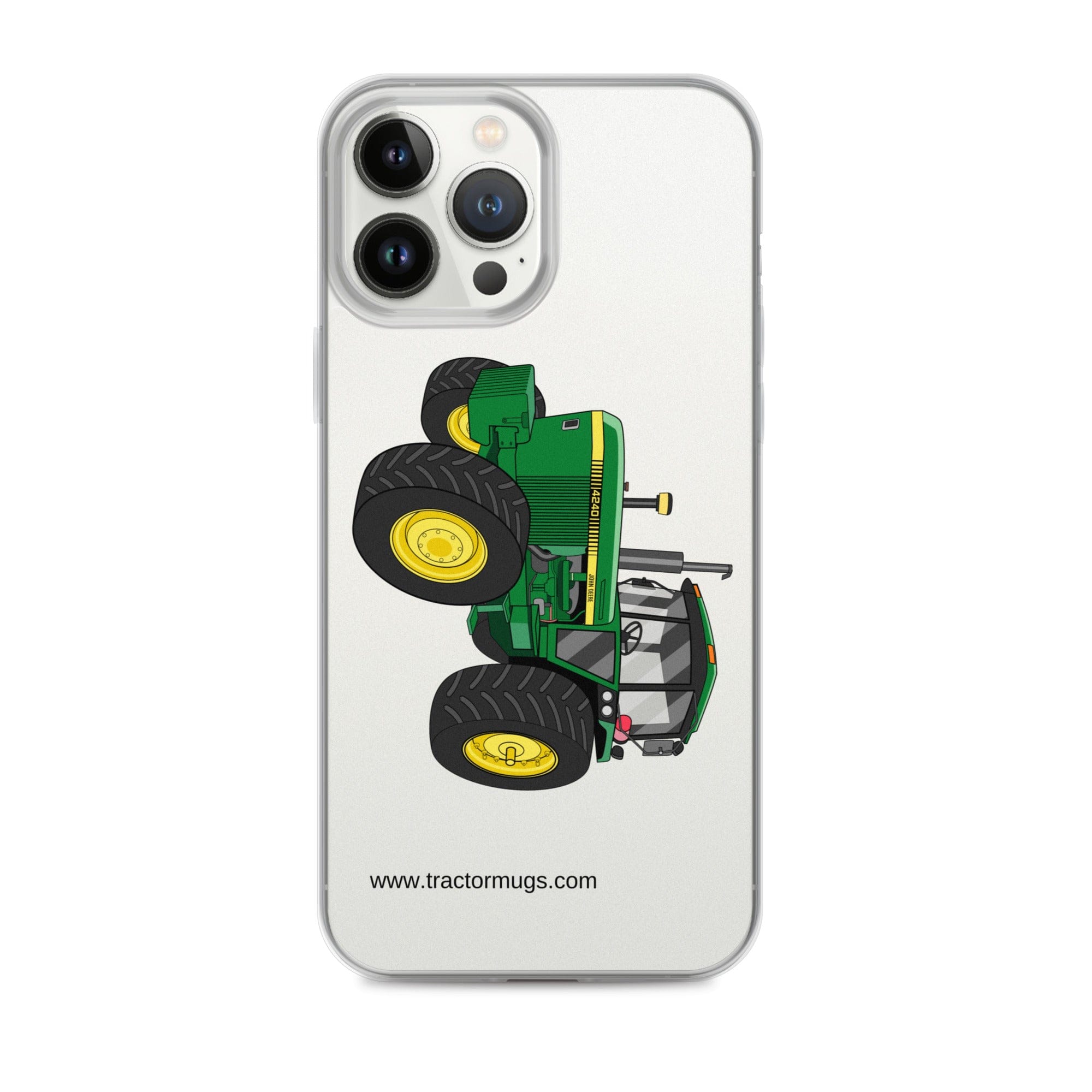 The Tractor Mugs Store iPhone 13 Pro Max John Deere 4240 | Clear Case for iPhone® Quality Farmers Merch