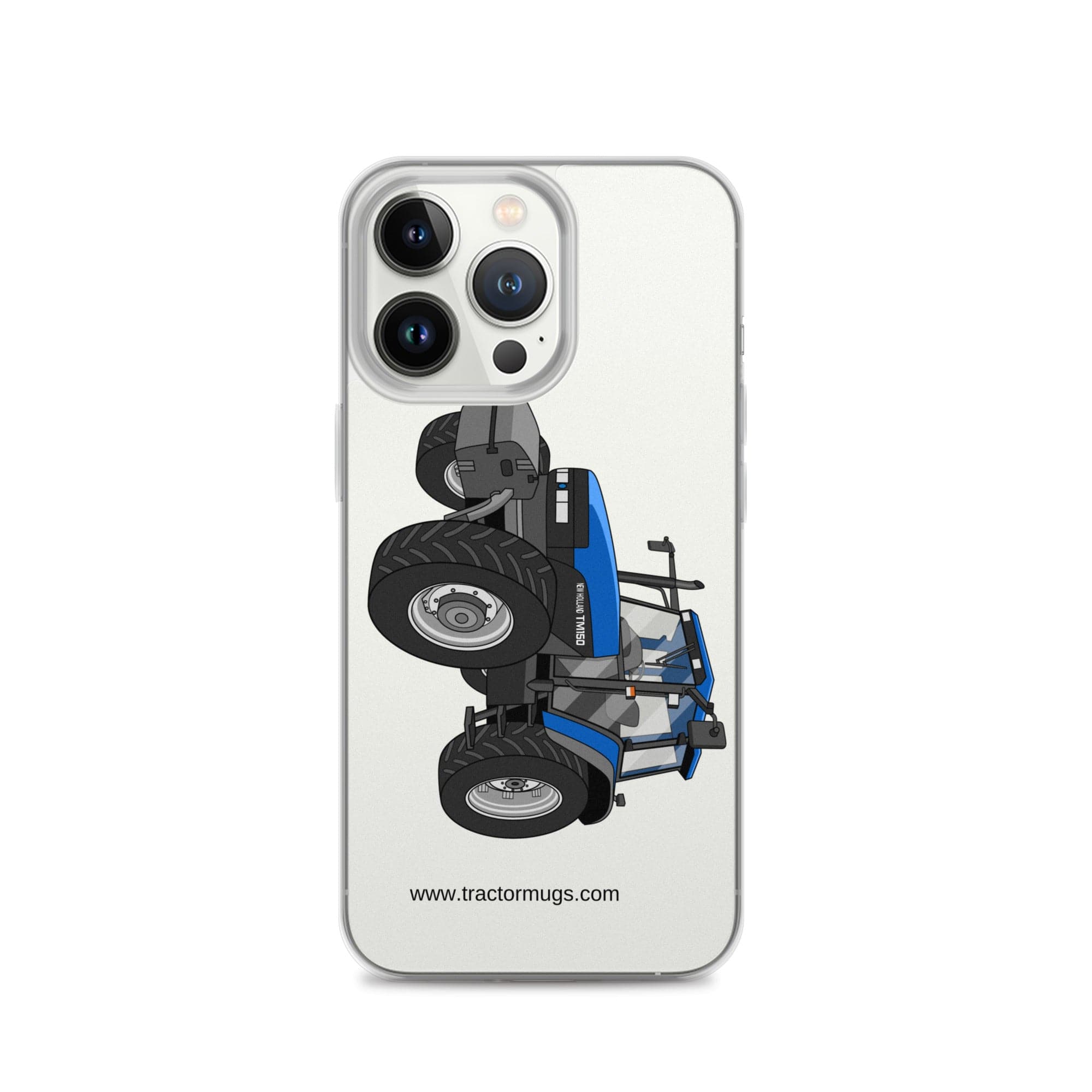 The Tractor Mugs Store iPhone 13 Pro New Holland TM 150 Super Steer | Clear Case for iPhone® Quality Farmers Merch