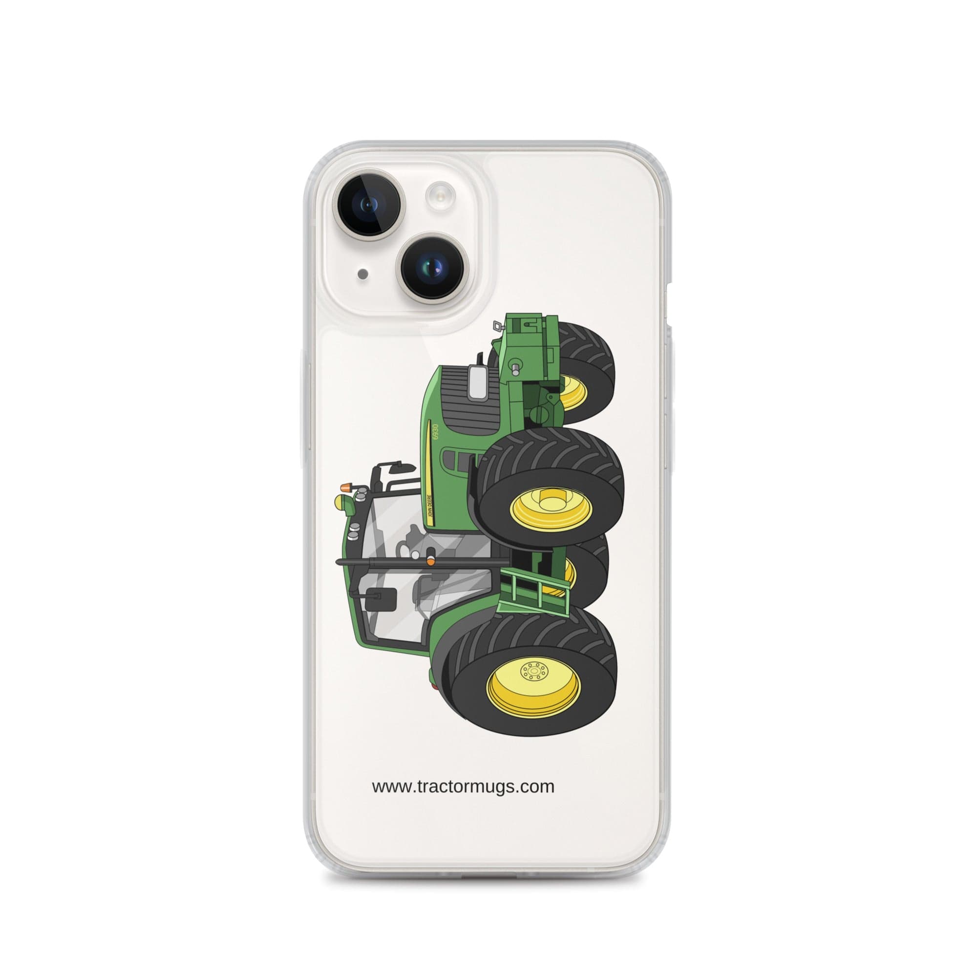 The Tractor Mugs Store iPhone 14 John Deere 6930 Premium | Clear Case for iPhone® Quality Farmers Merch