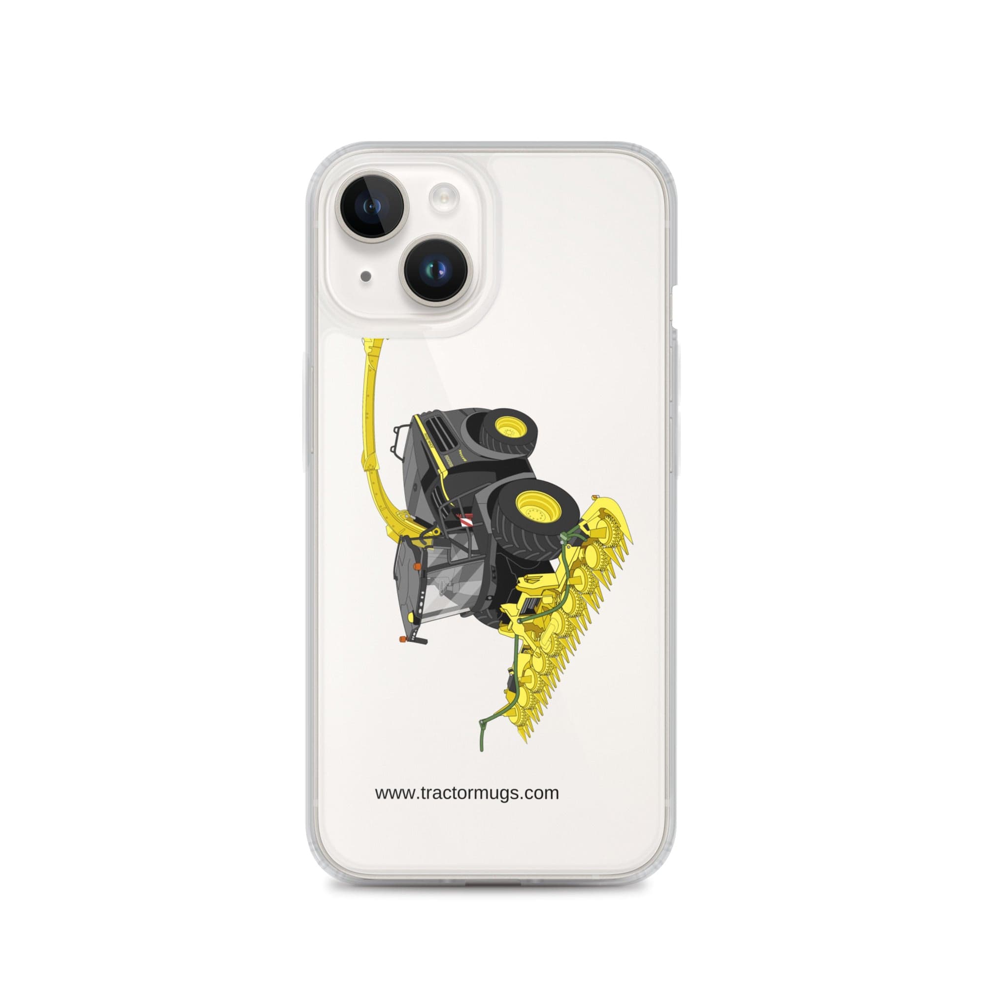 The Tractor Mugs Store iPhone 14 John Deere 8800 Black Beauty Silage Harvester | Clear Case for iPhone® Quality Farmers Merch
