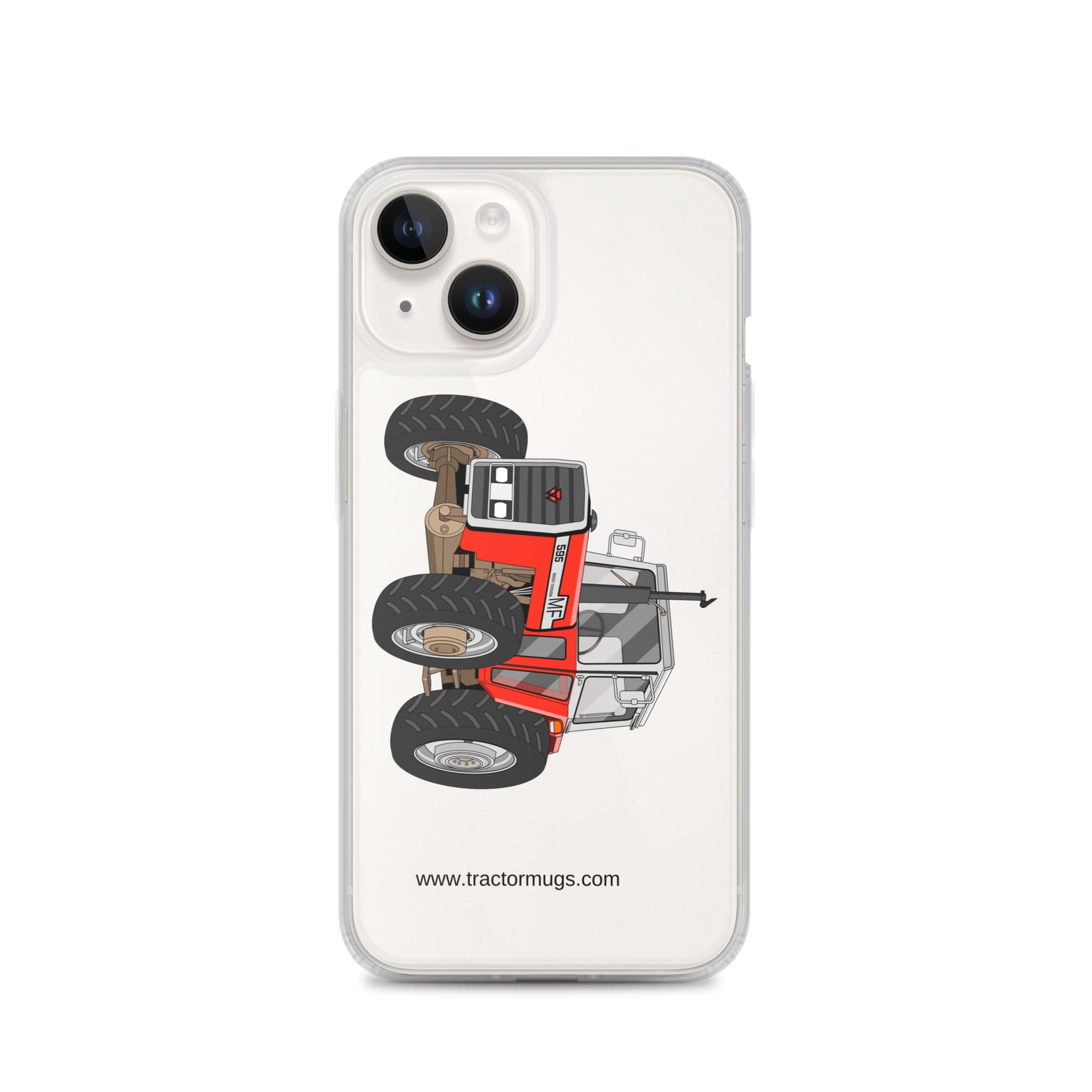 The Tractor Mugs Store iPhone 14 Massey 595 | Clear Case for iPhone® Quality Farmers Merch