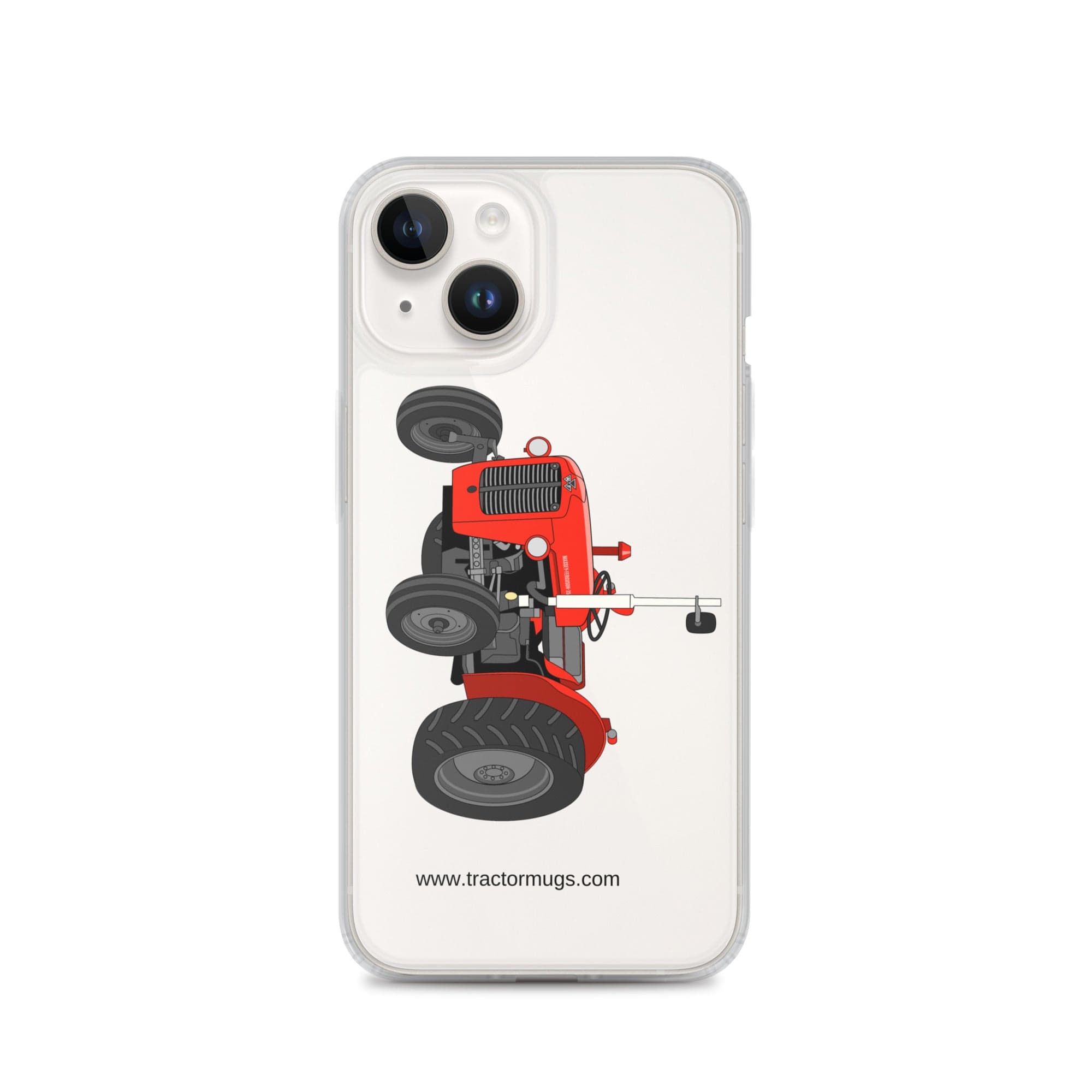 The Tractor Mugs Store iPhone 14 Massey Ferguson 35X | Clear Case for iPhone® Quality Farmers Merch