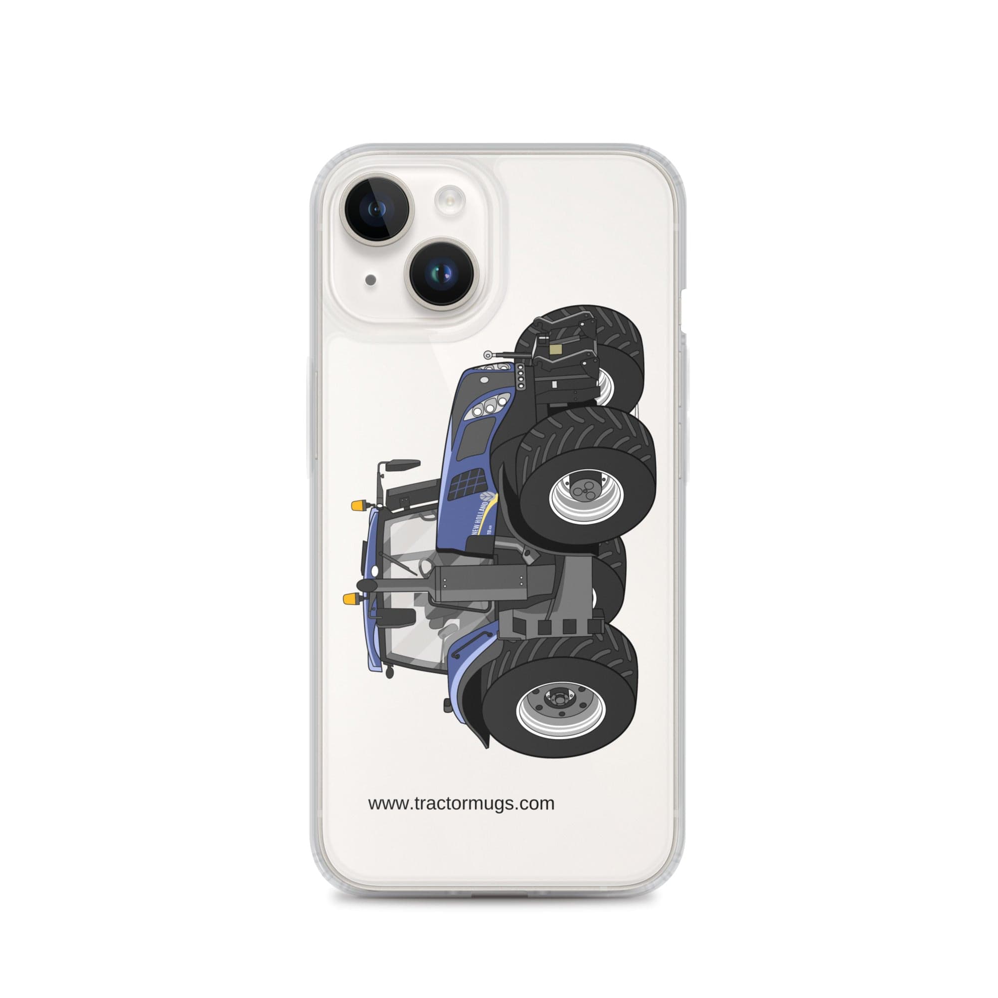 The Tractor Mugs Store iPhone 14 New Holland T8 435 | Clear Case for iPhone® Quality Farmers Merch