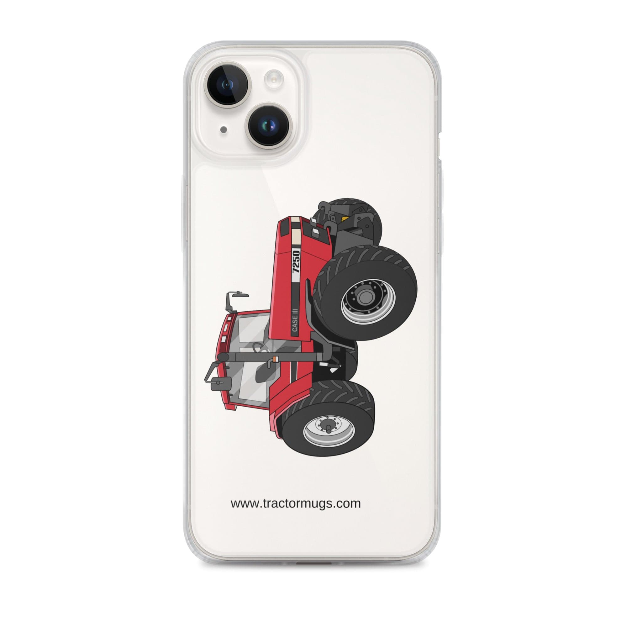 The Tractor Mugs Store iPhone 14 Plus Case IH 7250 | Clear Case for iPhone® Quality Farmers Merch
