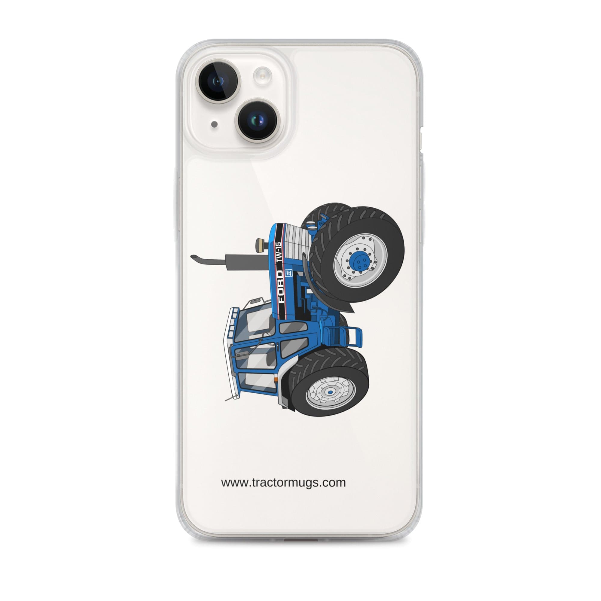 The Tractor Mugs Store iPhone 14 Plus Ford TW 15 | Clear Case for iPhone® Quality Farmers Merch