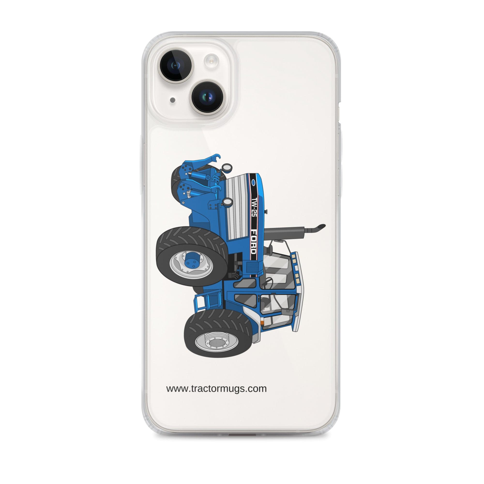 The Tractor Mugs Store iPhone 14 Plus Ford TW 25 | Clear Case for iPhone® Quality Farmers Merch