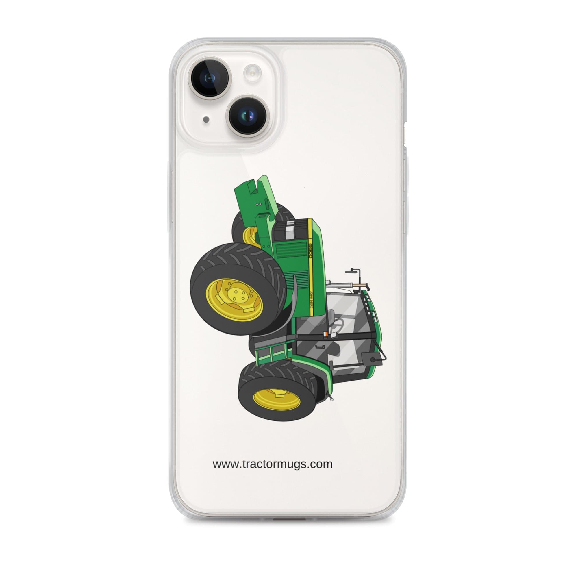 The Tractor Mugs Store iPhone 14 Plus John Deere 6900 | Clear Case for iPhone® Quality Farmers Merch