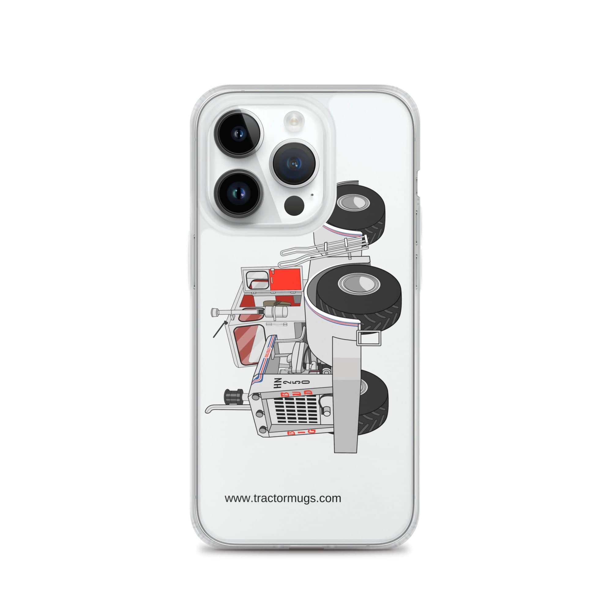 The Tractor Mugs Store iPhone 14 Pro Big Bud Tractor | Clear Case for iPhone® Quality Farmers Merch