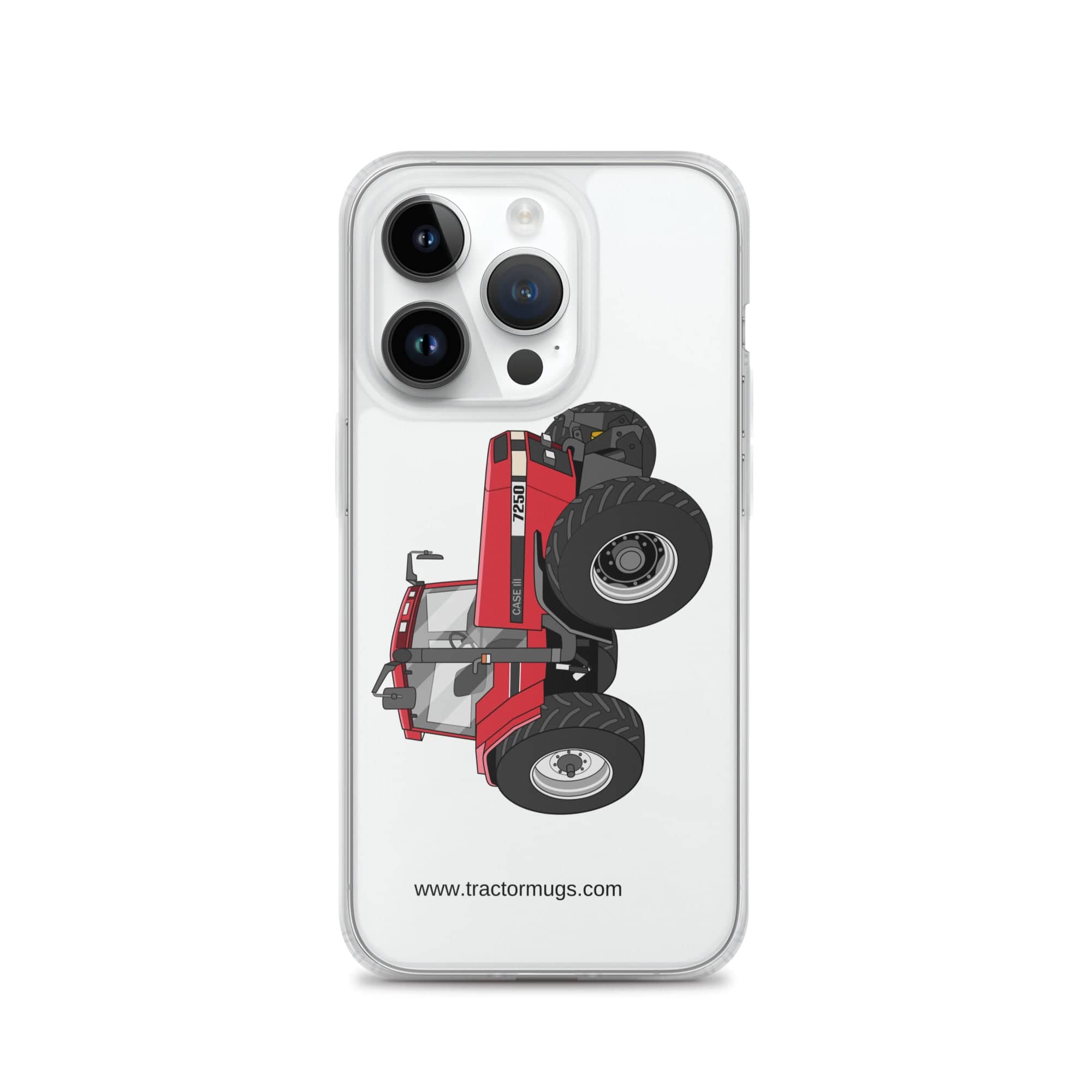 The Tractor Mugs Store iPhone 14 Pro Case IH 7250 | Clear Case for iPhone® Quality Farmers Merch