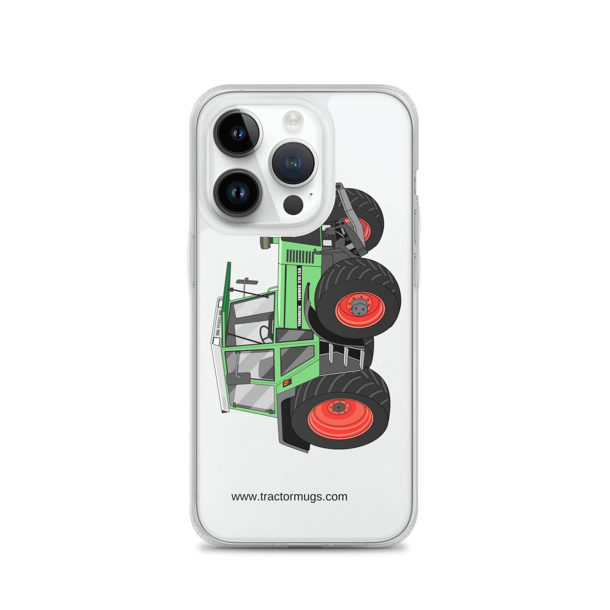 The Tractor Mugs Store iPhone 14 Pro Fendt 310 LSA | Clear Case for iPhone® Quality Farmers Merch