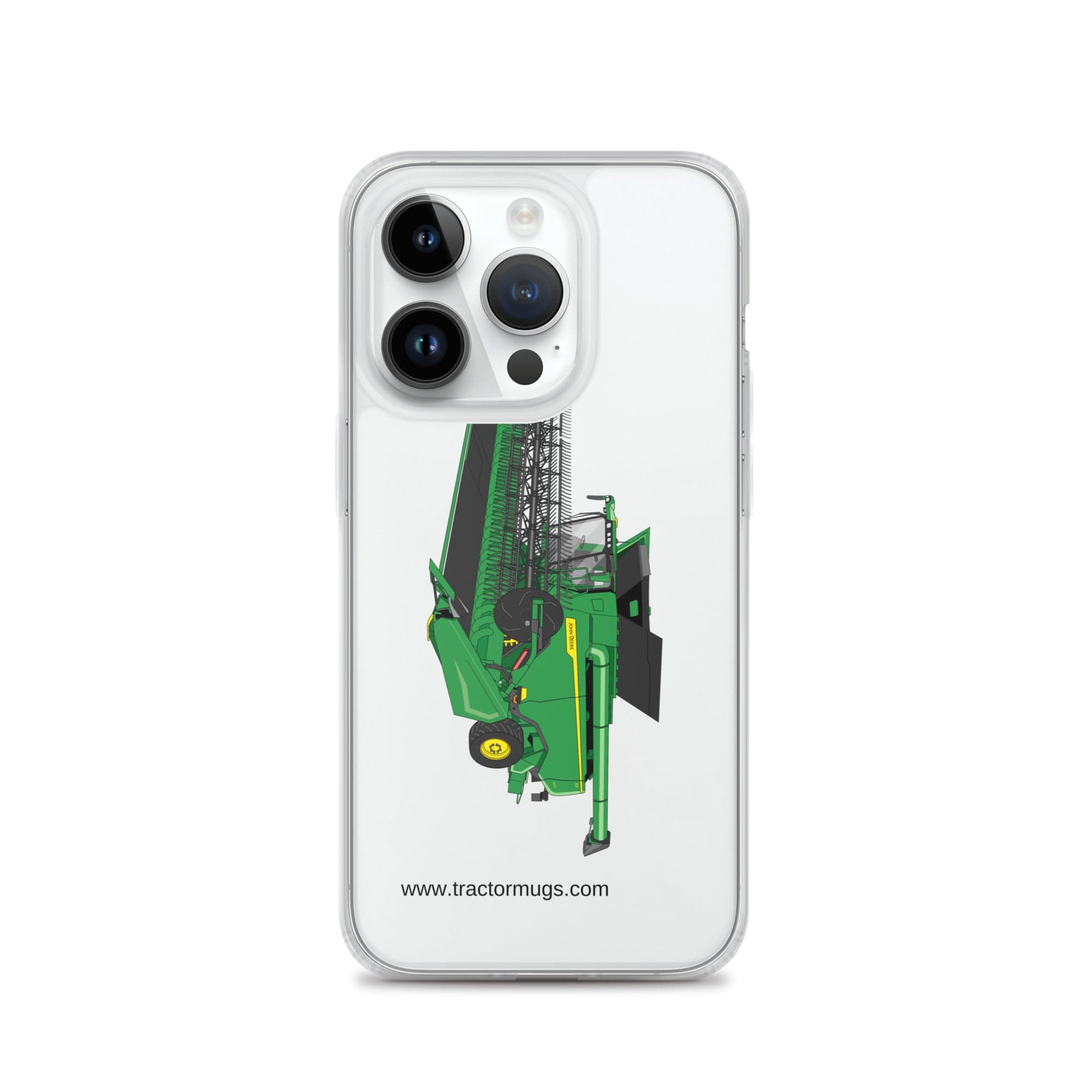 The Tractor Mugs Store iPhone 14 Pro John Deere X9 1100 Combine | Clear Case for iPhone® Quality Farmers Merch