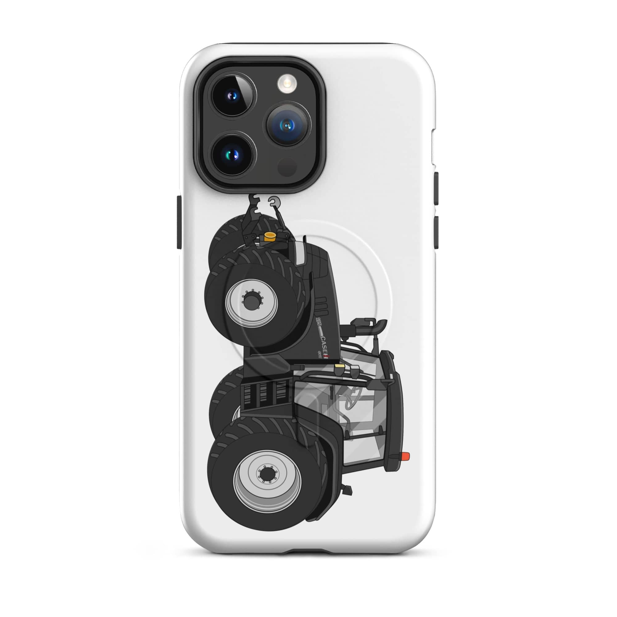 The Tractor Mugs Store iPhone 14 Pro Max Case IH 195 CVX Black | MagSafe® tough case for iPhone® Quality Farmers Merch