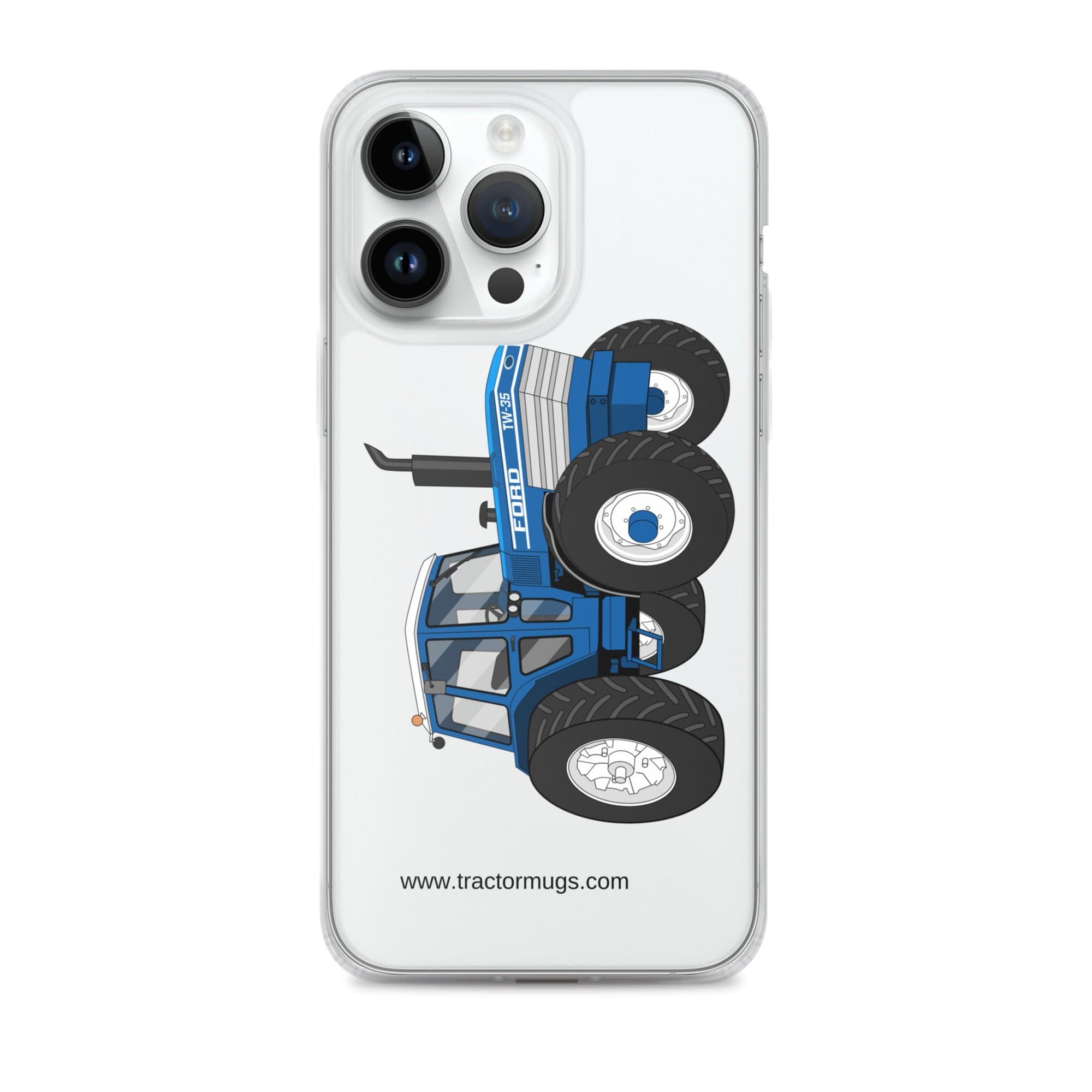 The Tractor Mugs Store iPhone 14 Pro Max Ford TW 35 | Clear Case for iPhone® Quality Farmers Merch