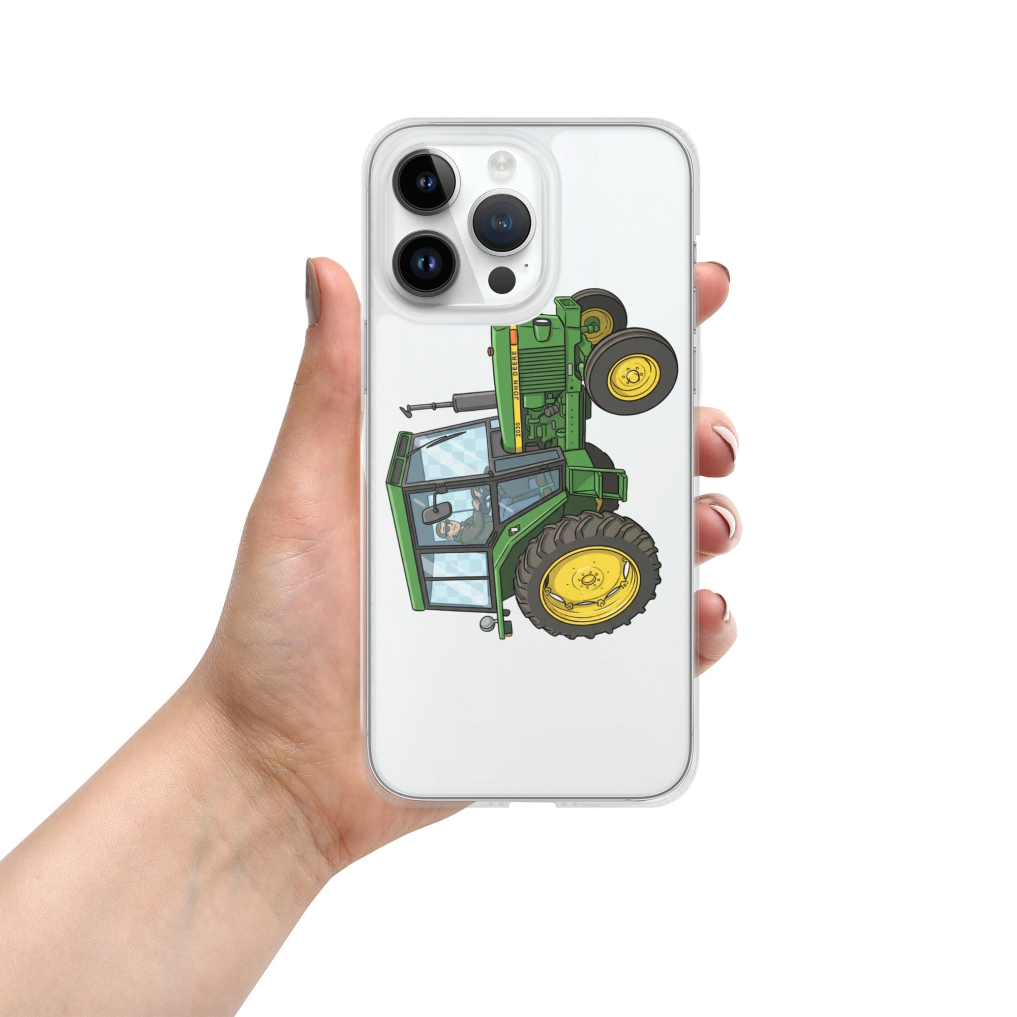 The Tractor Mugs Store iPhone 14 Pro Max John Deere 3020 | Clear Case for iPhone® Quality Farmers Merch