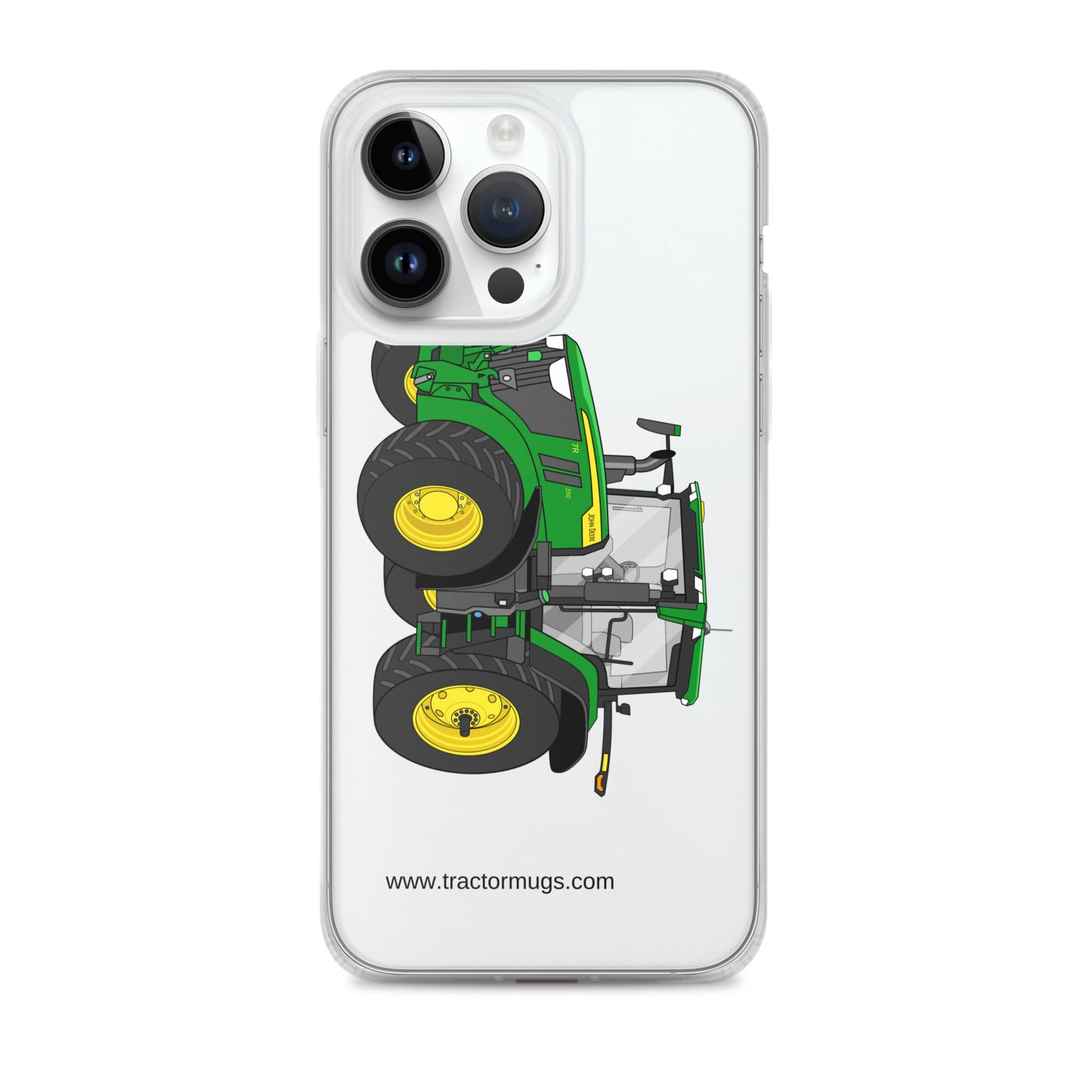 The Tractor Mugs Store iPhone 14 Pro Max John Deere 7R 350 Aut Power | Clear Case for iPhone® Quality Farmers Merch