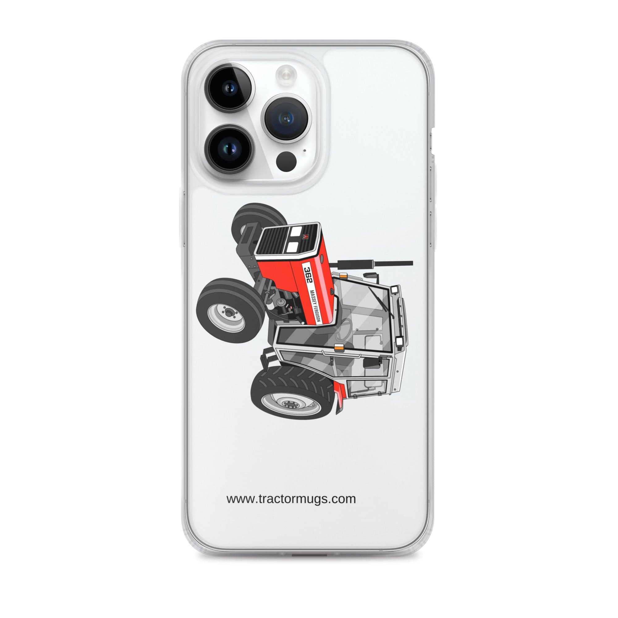 The Tractor Mugs Store iPhone 14 Pro Max Massey Ferguson 362 | Clear Case for iPhone® Quality Farmers Merch
