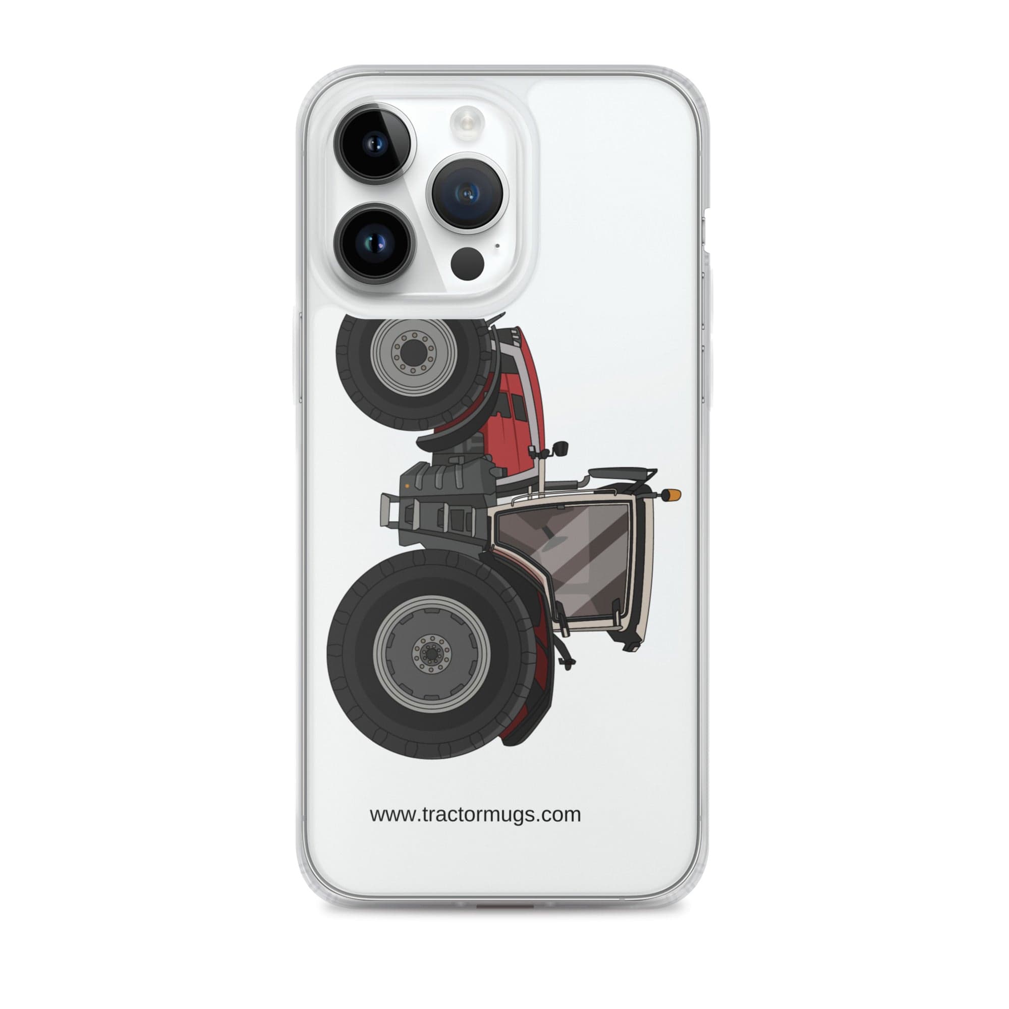 The Tractor Mugs Store iPhone 14 Pro Max Massey Ferguson 8S 265 (2020) | Clear Case for iPhone® Quality Farmers Merch