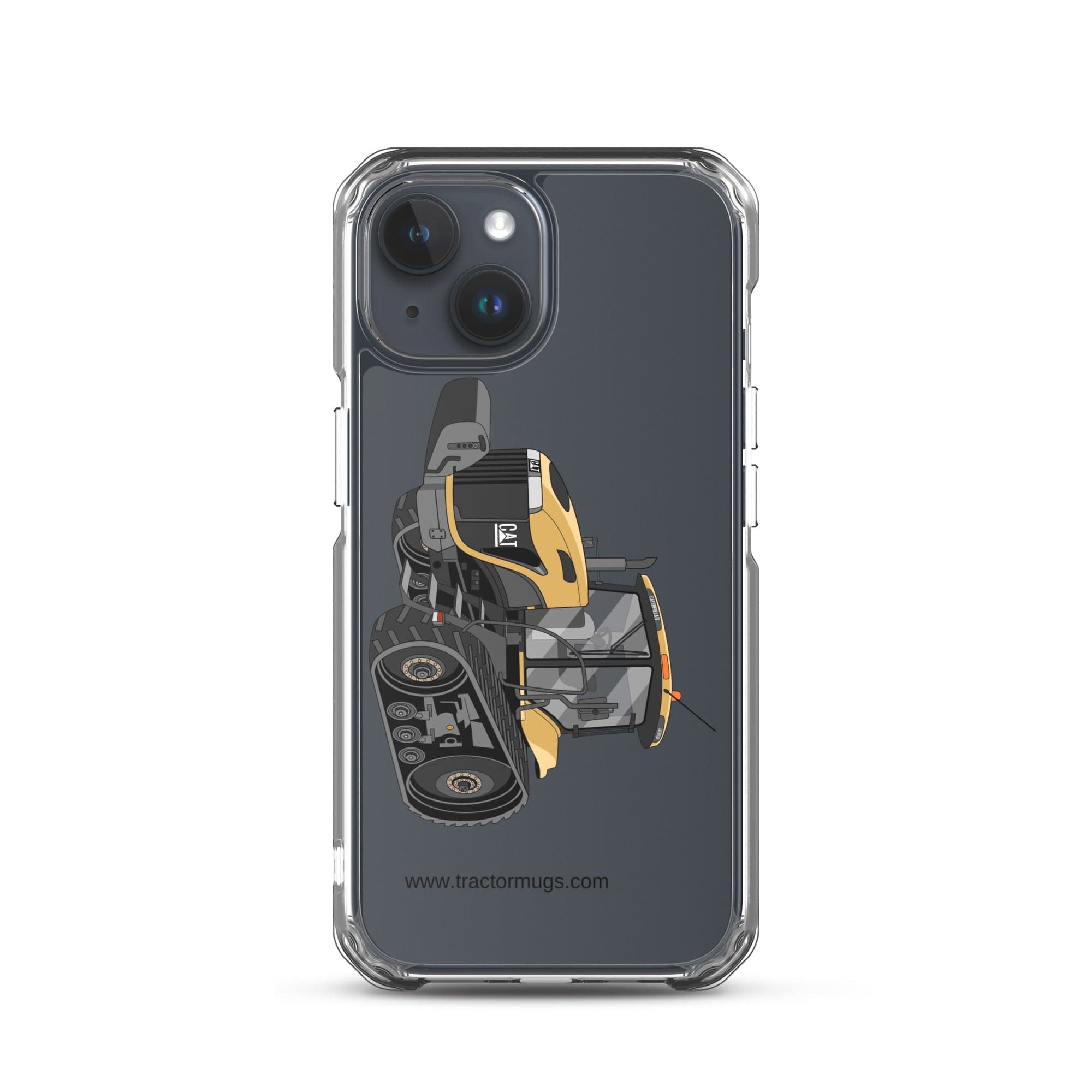 The Tractor Mugs Store iPhone 15 Challenger NT765A Crawler | Clear Case for iPhone® Quality Farmers Merch